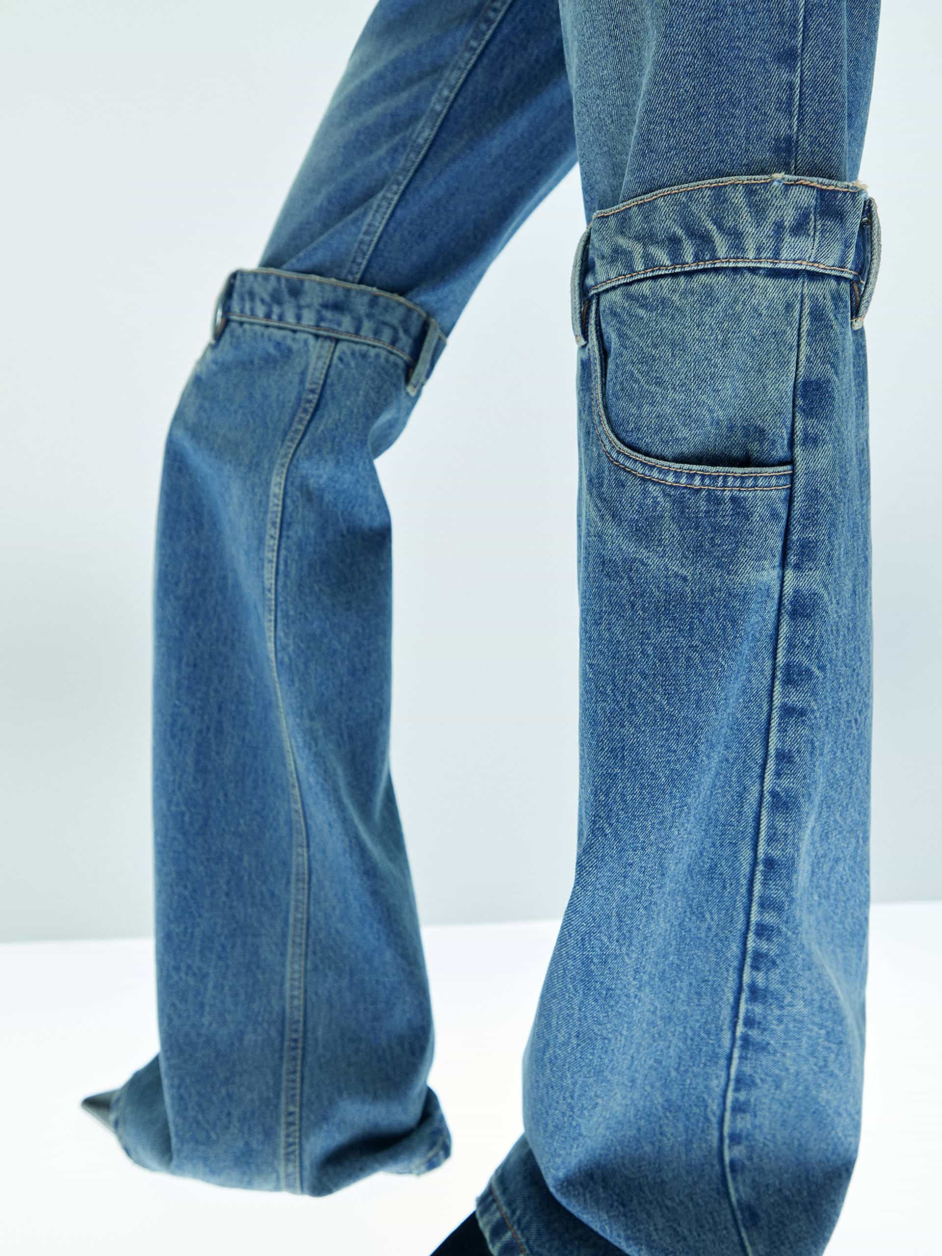 Relaxed Straight Leg Jeans - Image 6