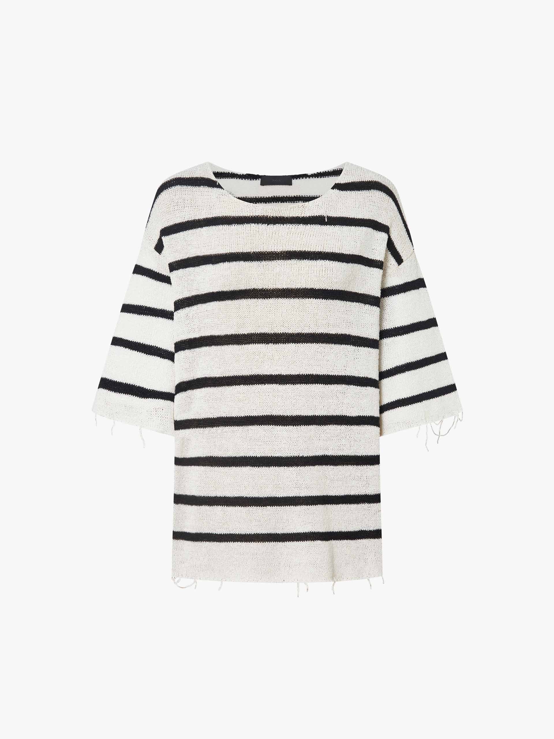 Relaxed Striped Knit Top - Image 5