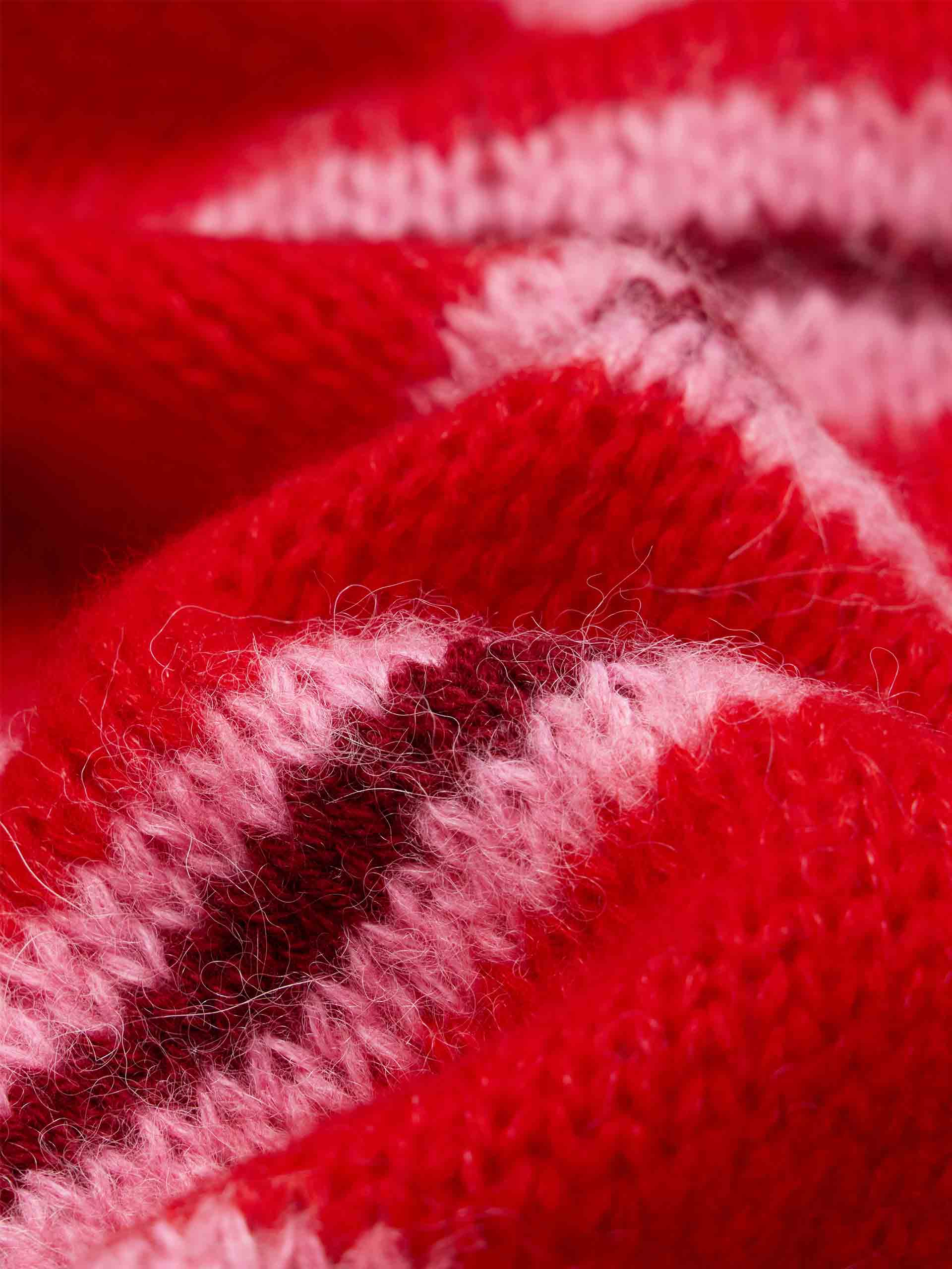 Relaxed Striped Pattern Cardigan - Image 4