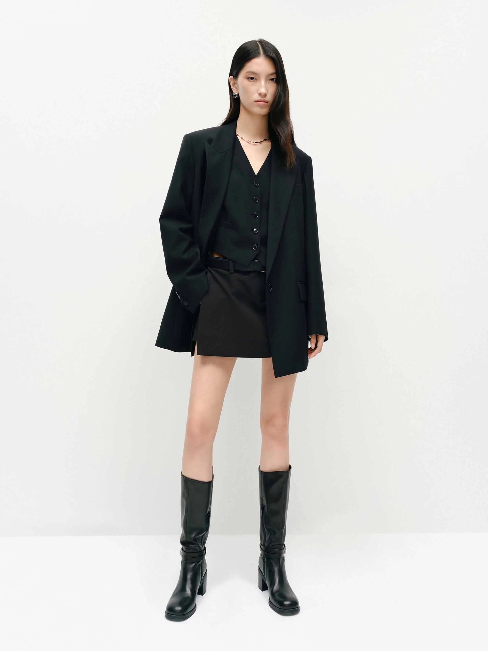 Relaxed Structured Blazer - Image 6