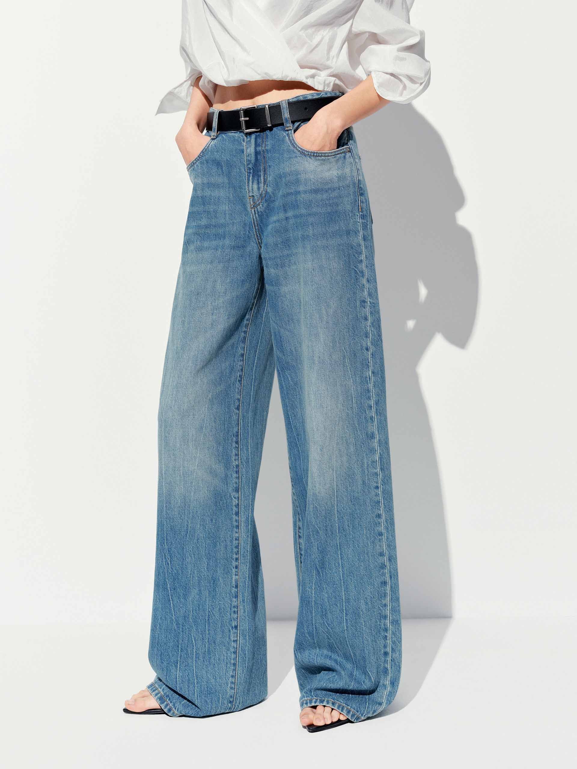 Relaxed Wide Leg Jeans - Image 7