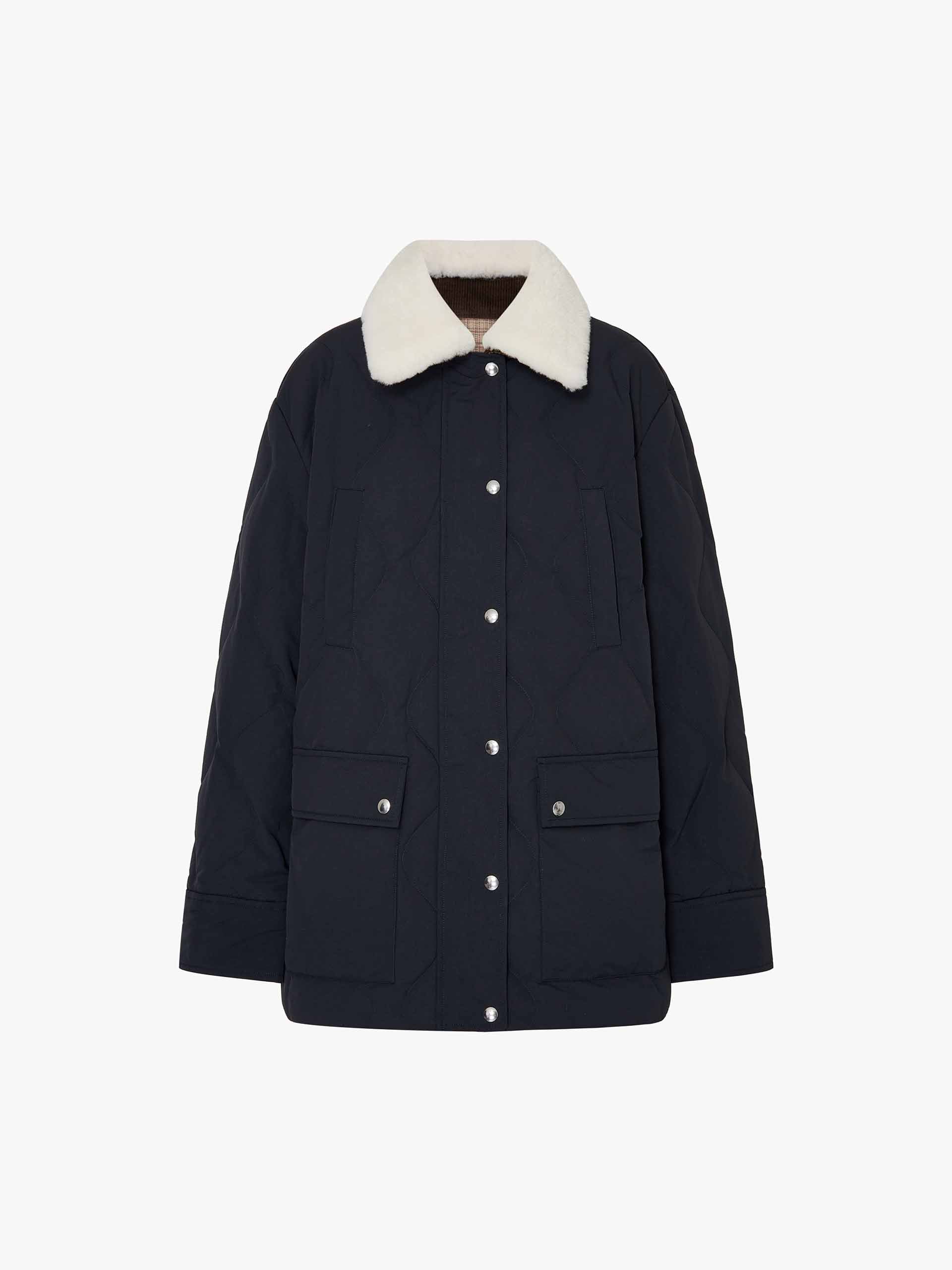 Fur Collar Down Jacket - Image 5