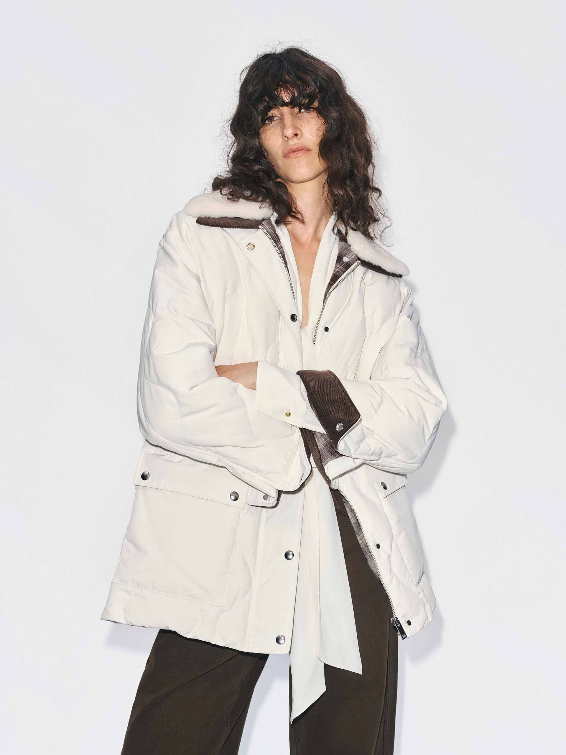 Fur Collar Down Jacket - Image 9