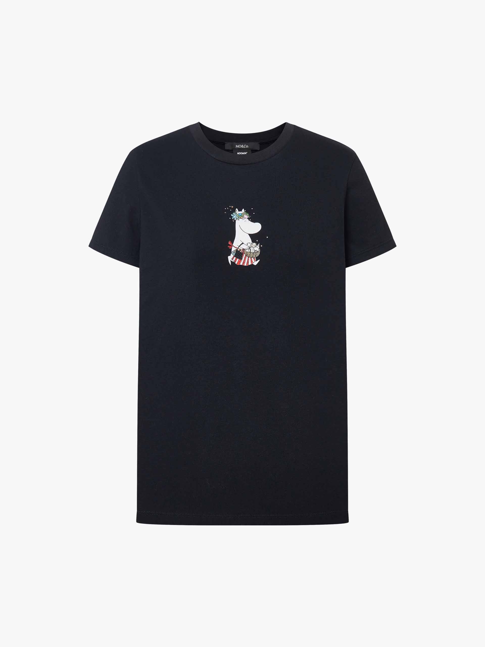 Rhinestone Detail Printed T-shirt - Image 20