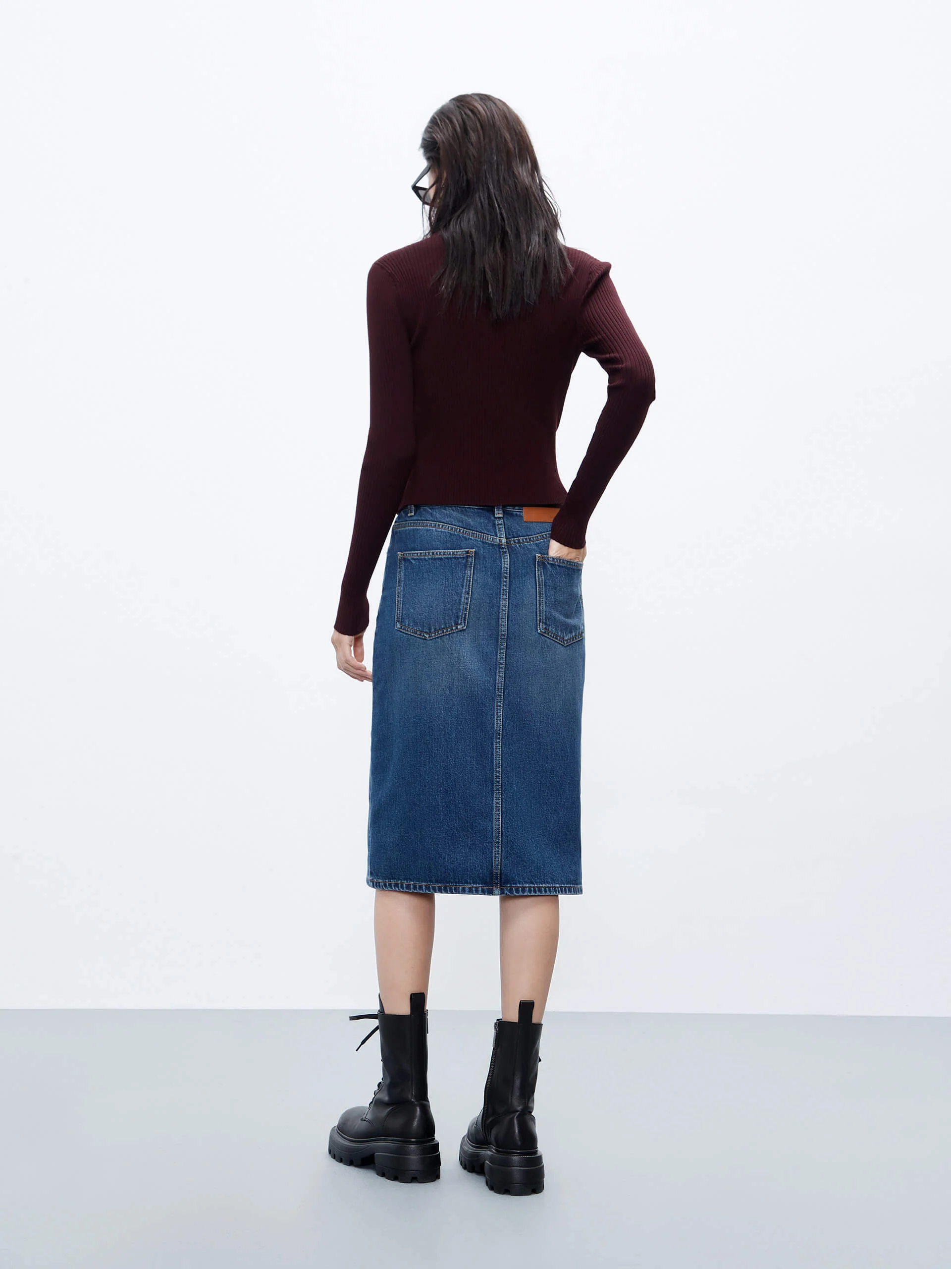Ribbed Slim Fit Cardigan - Image 17