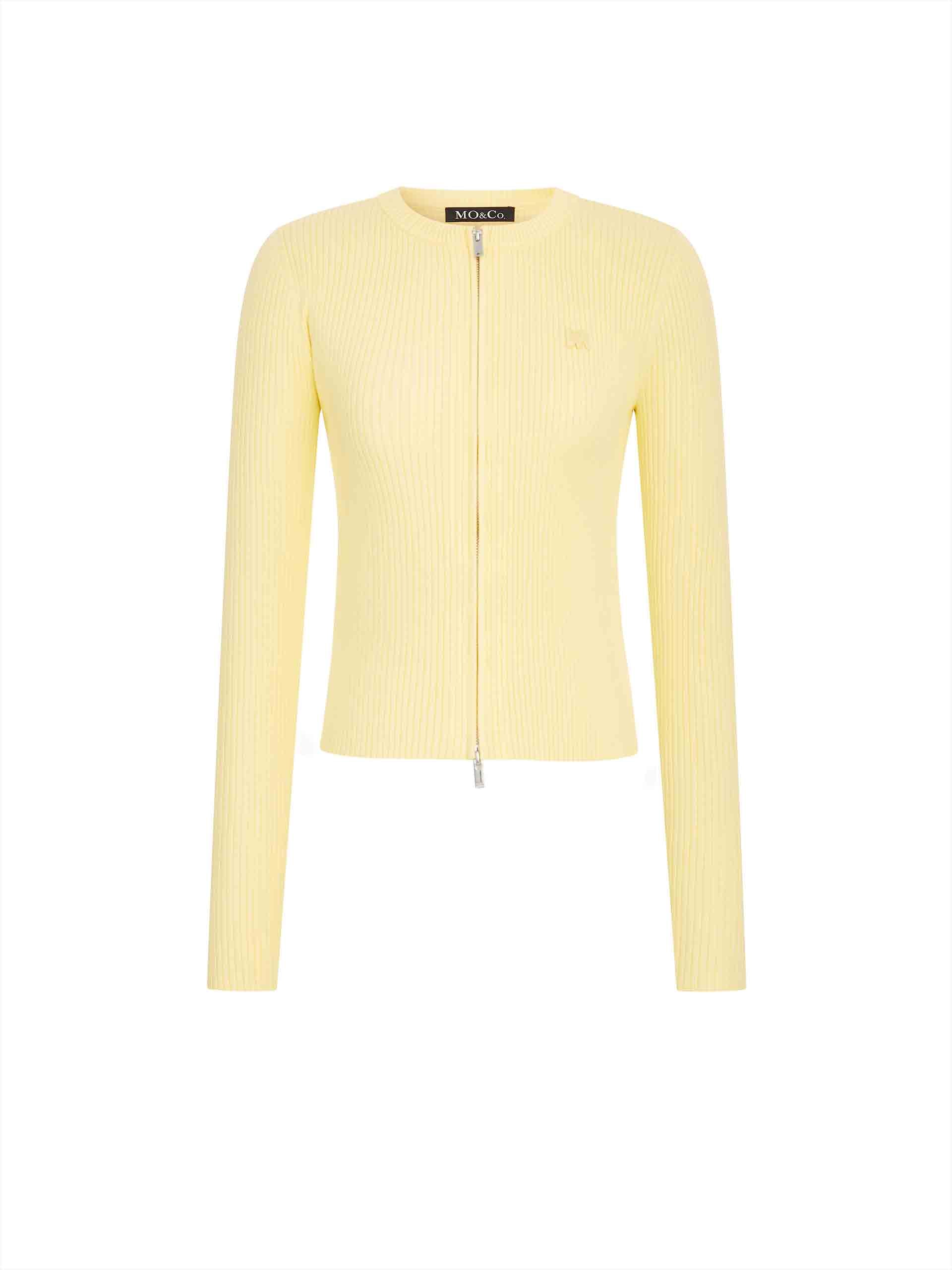 Ribbed Slim Fit Cardigan - Image 7