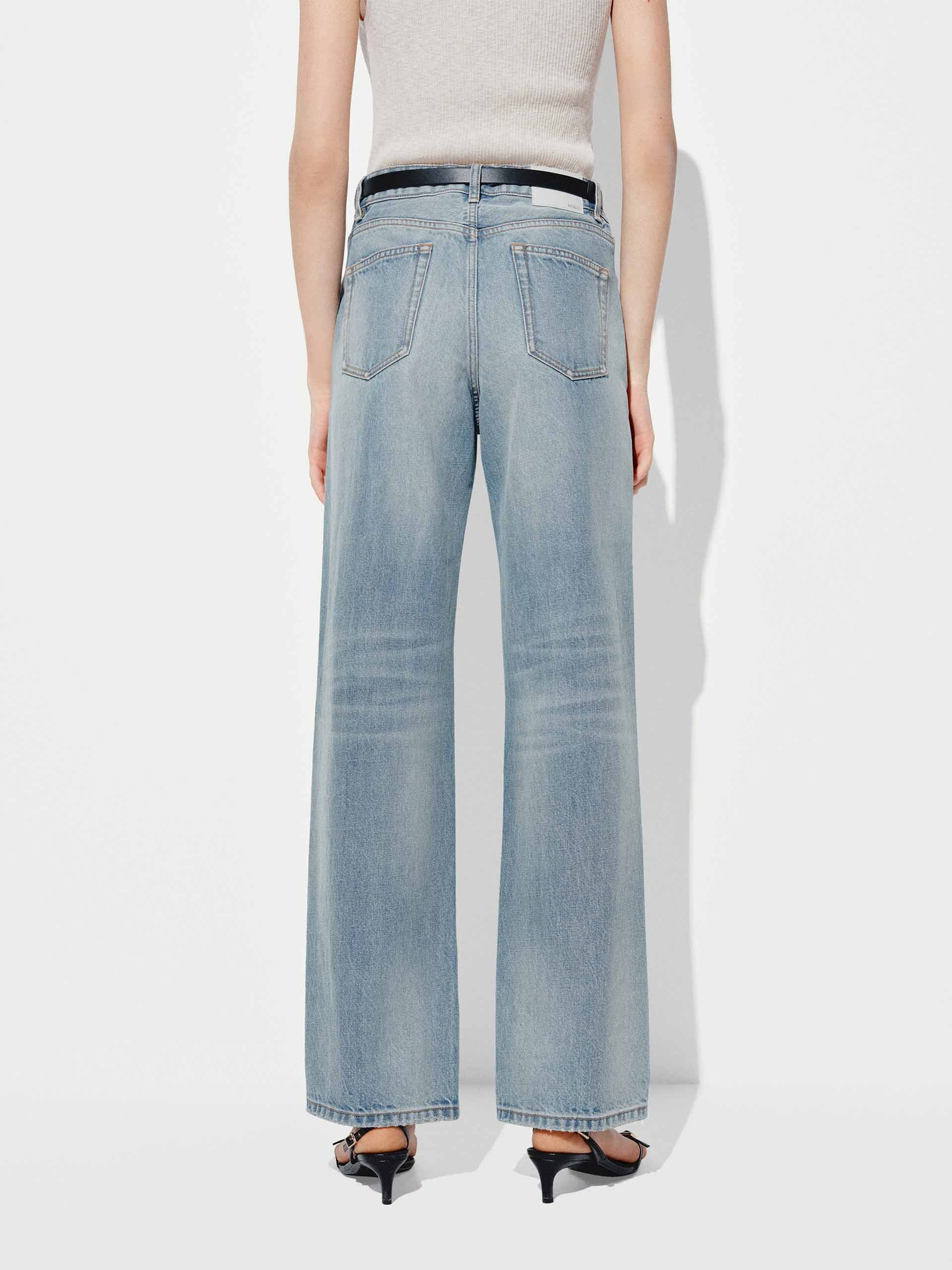 Ripped Cotton Ankle Jeans - Image 6