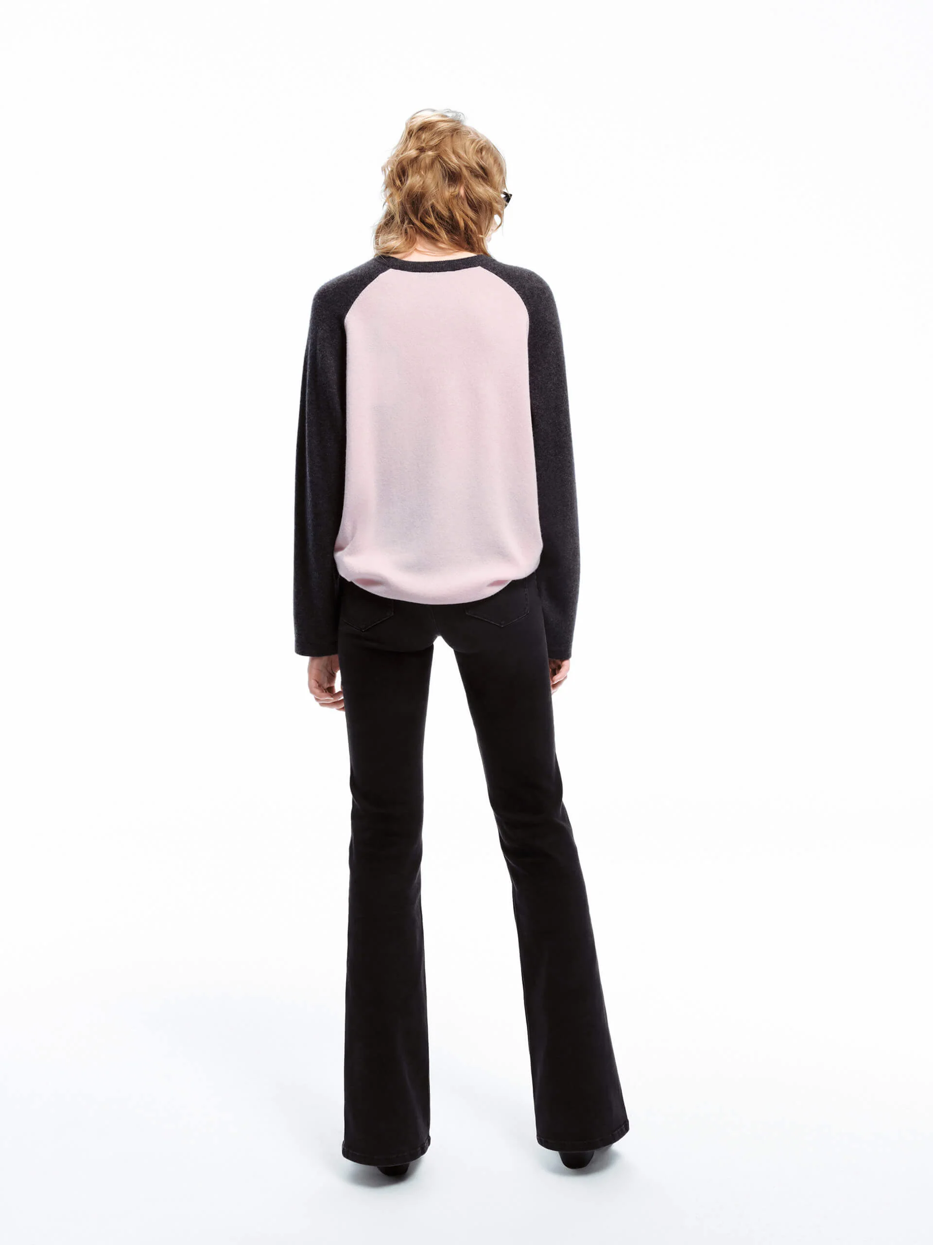 Rose Pattern Wool Sweater - Image 13
