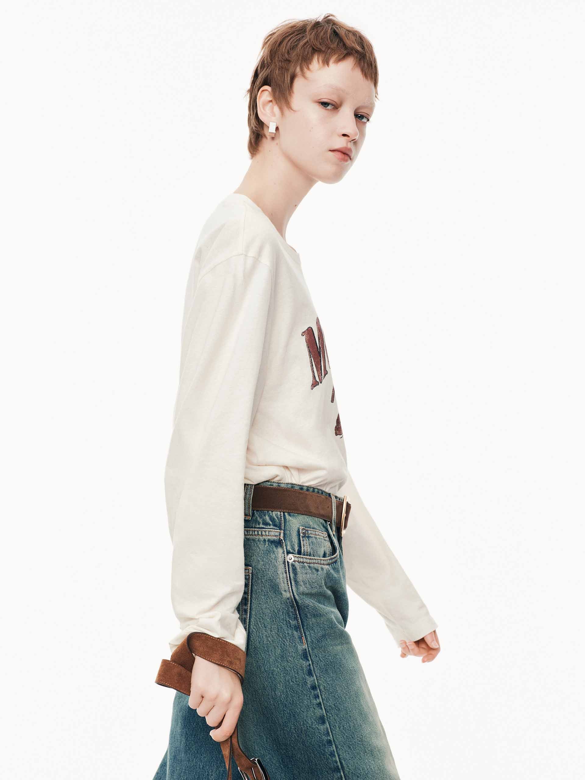 ROSE Printed Cotton T-shirt - Image 6
