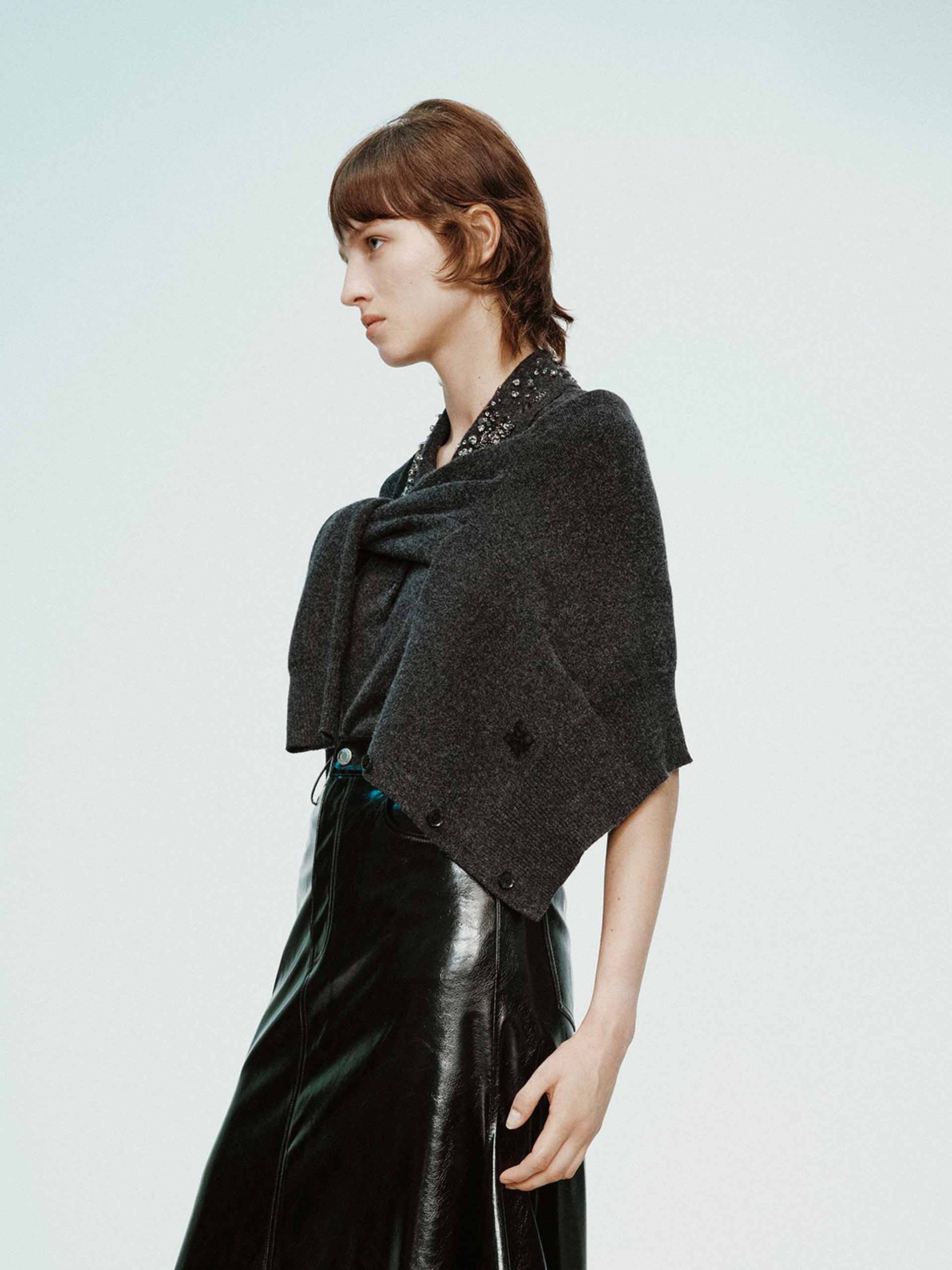 Round Neck Cardigan Set - Image 8