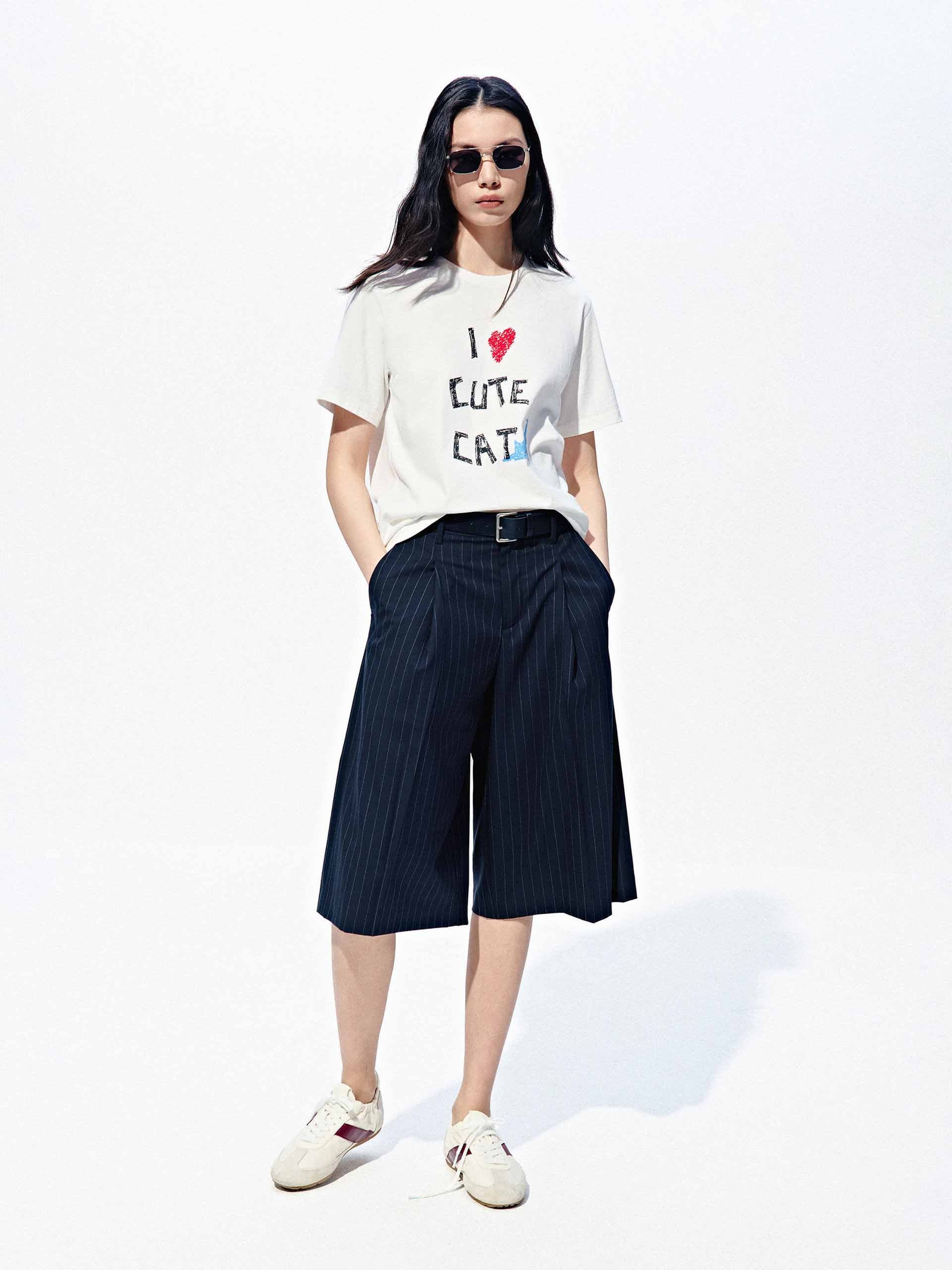 Round Neck Cotton T-Shirt - Image 10