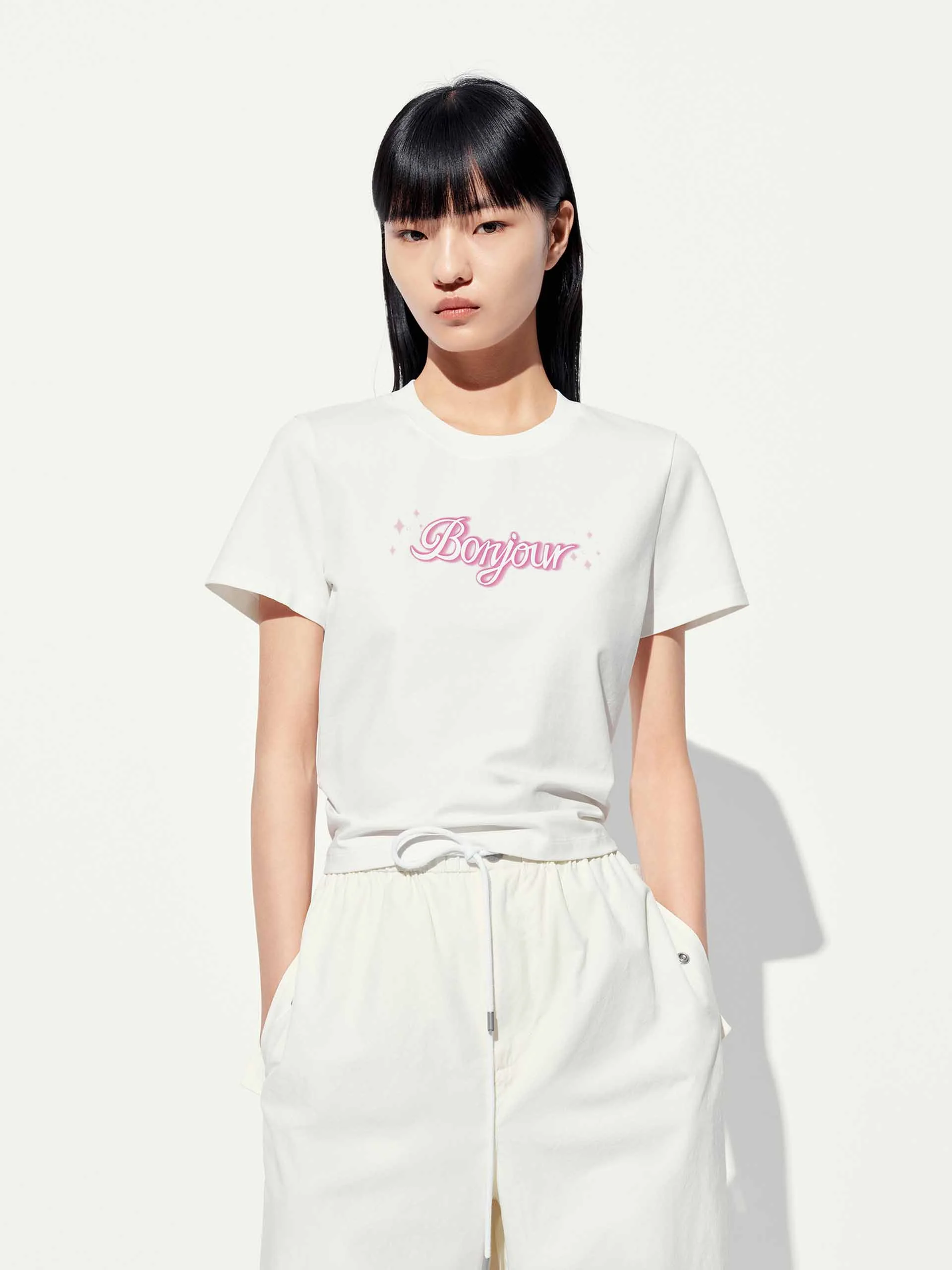 Round Neck Slim Fit T-shirt