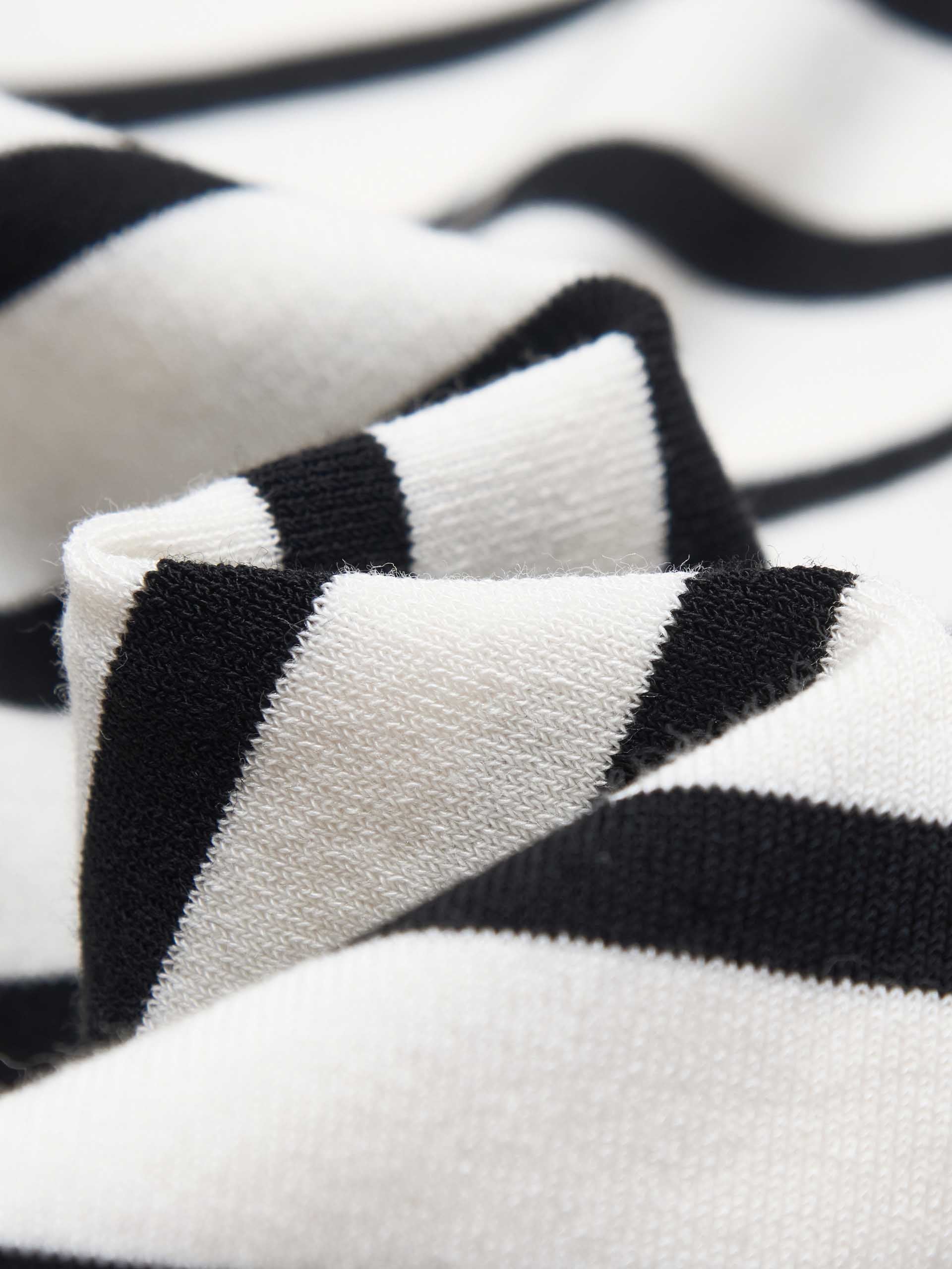 Round Neck Striped Cardigan - Image 4