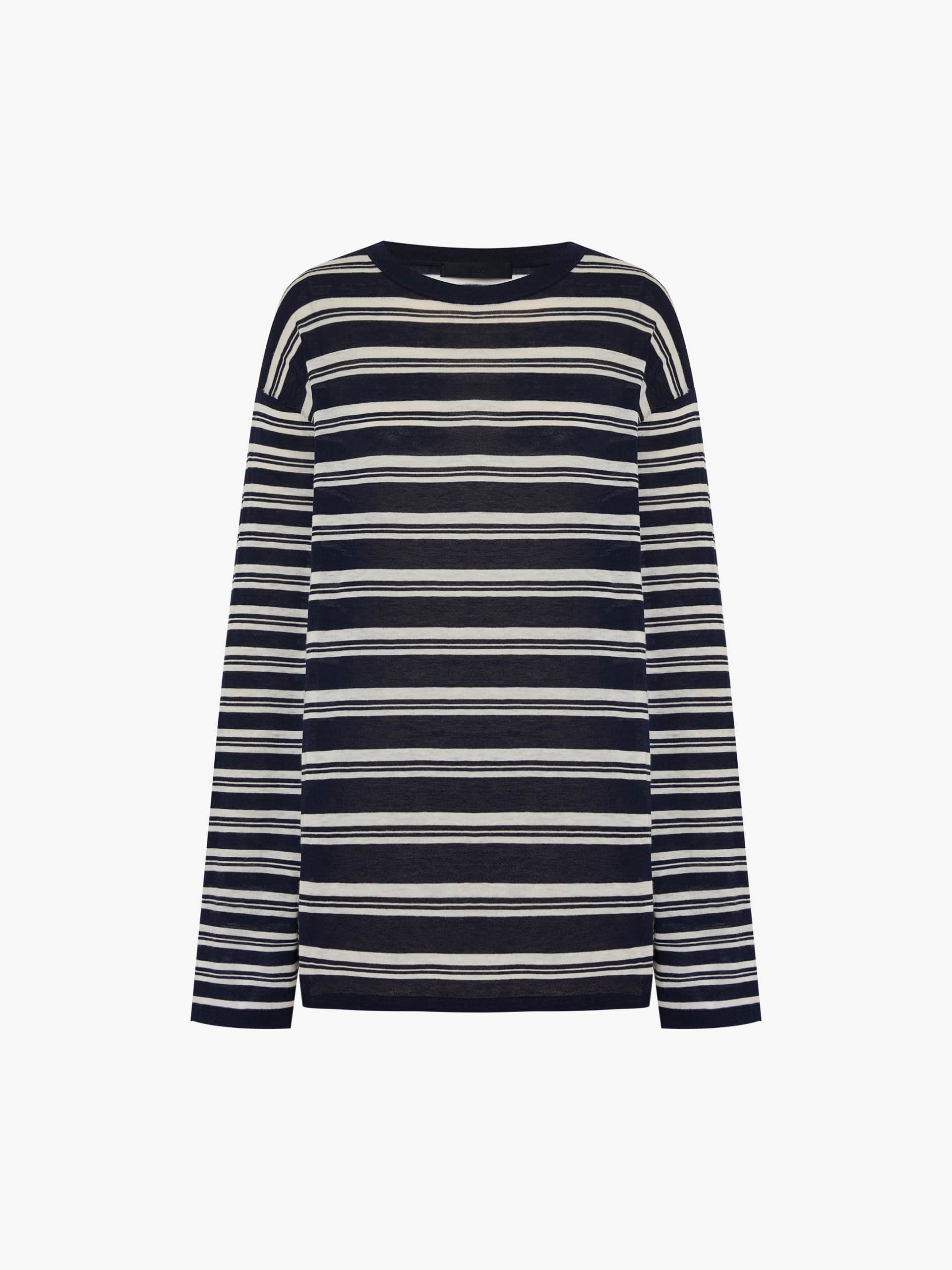 Round Neck Striped Sweater - Image 5