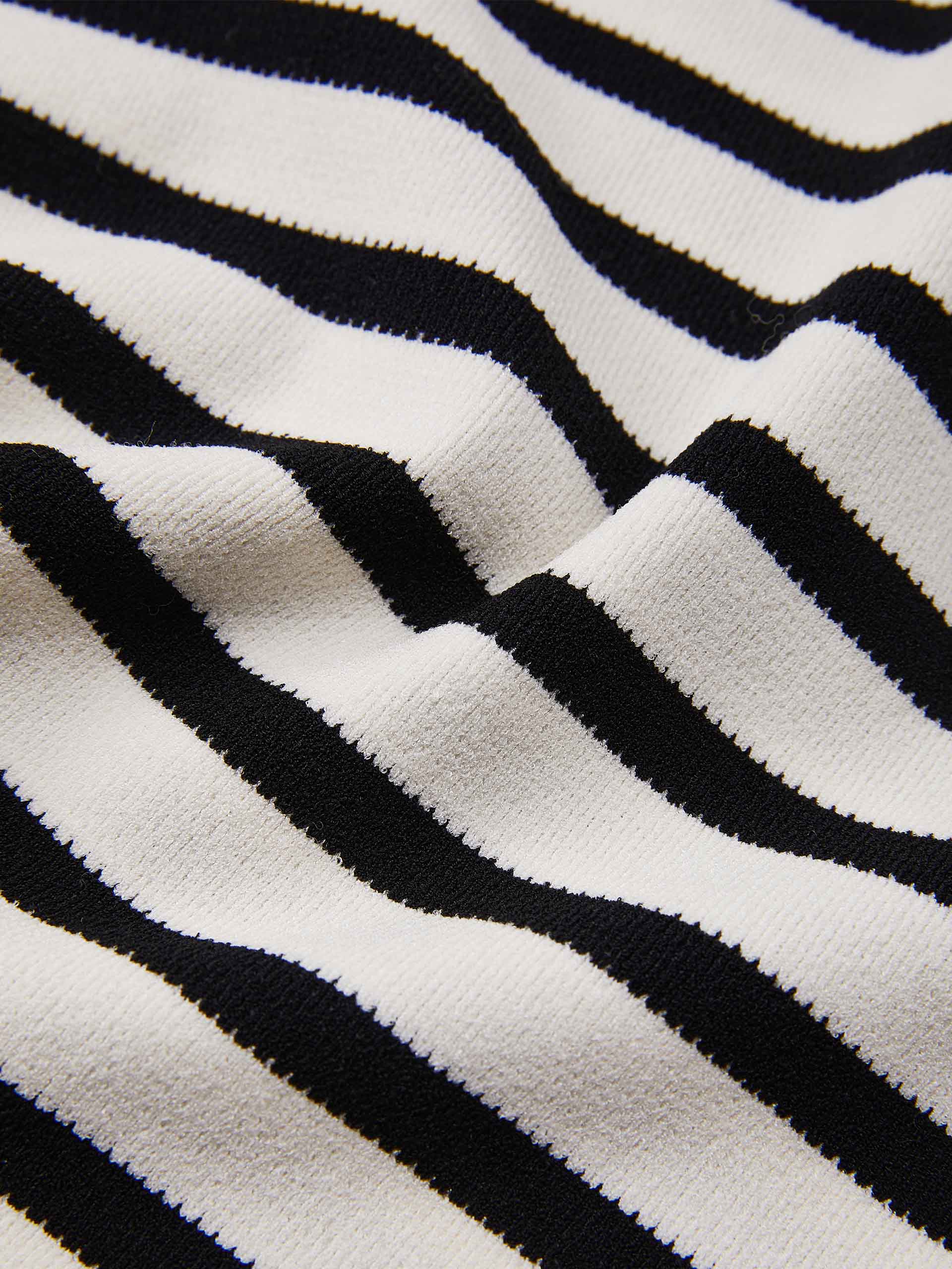 Round Neck Striped Top - Image 4
