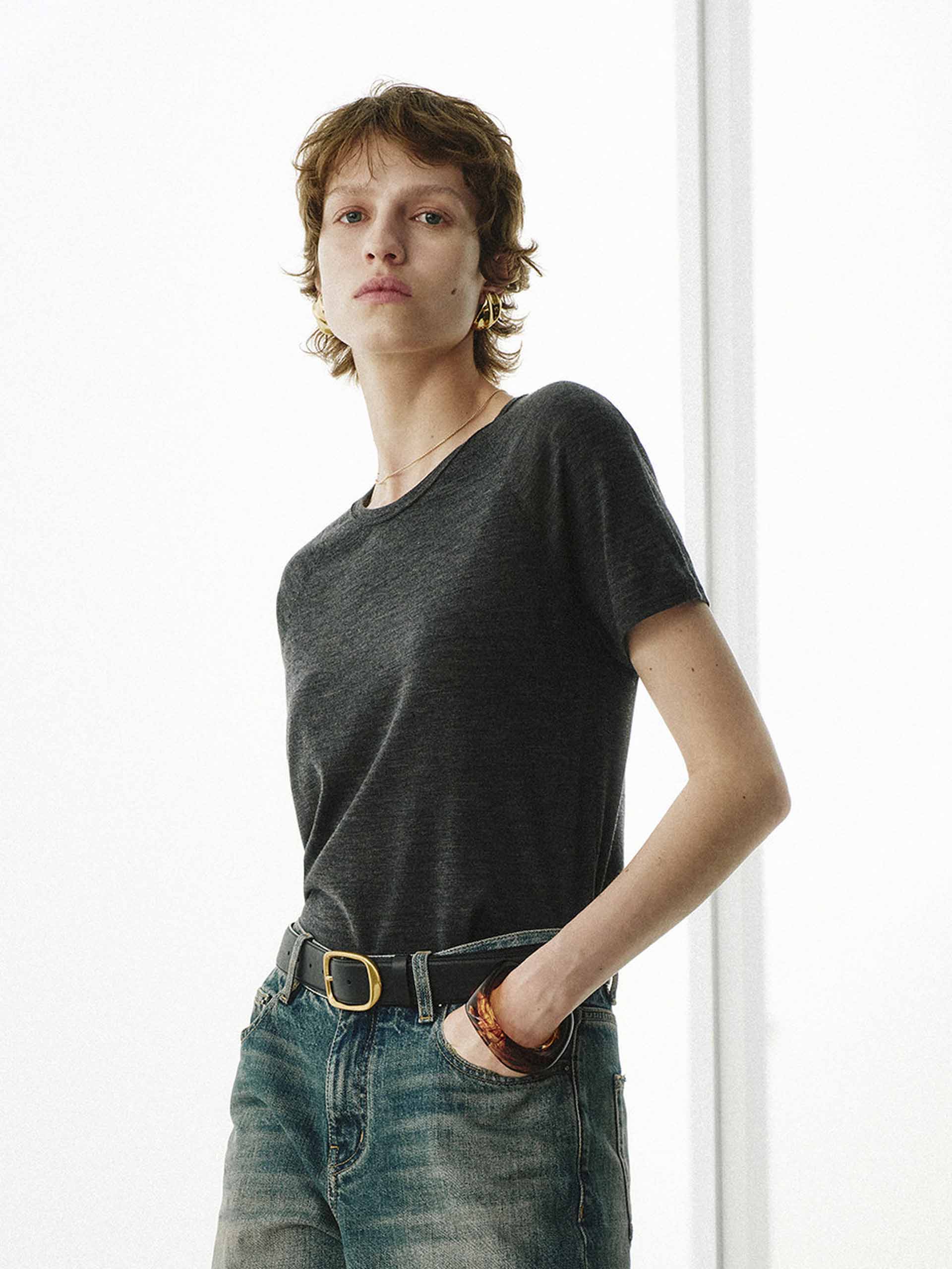 Round Neck Wool Knit Top - Image 8