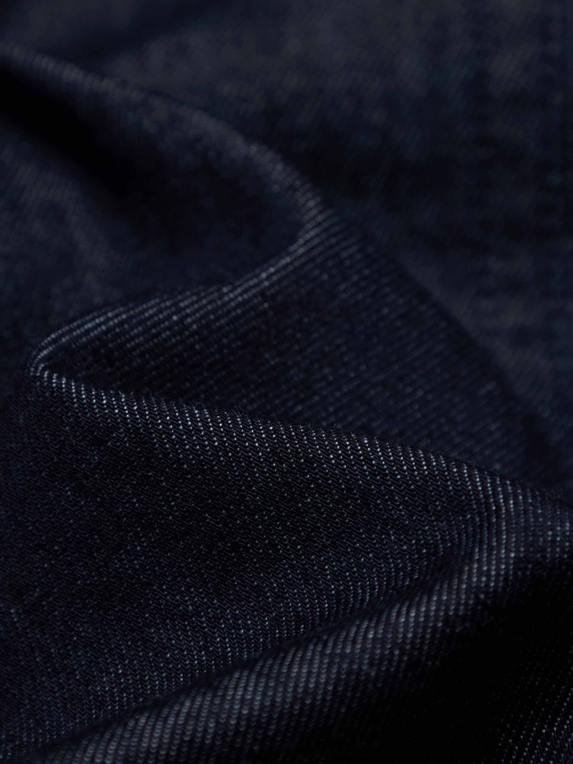 Ruffle Hem Denim Top - Image 4