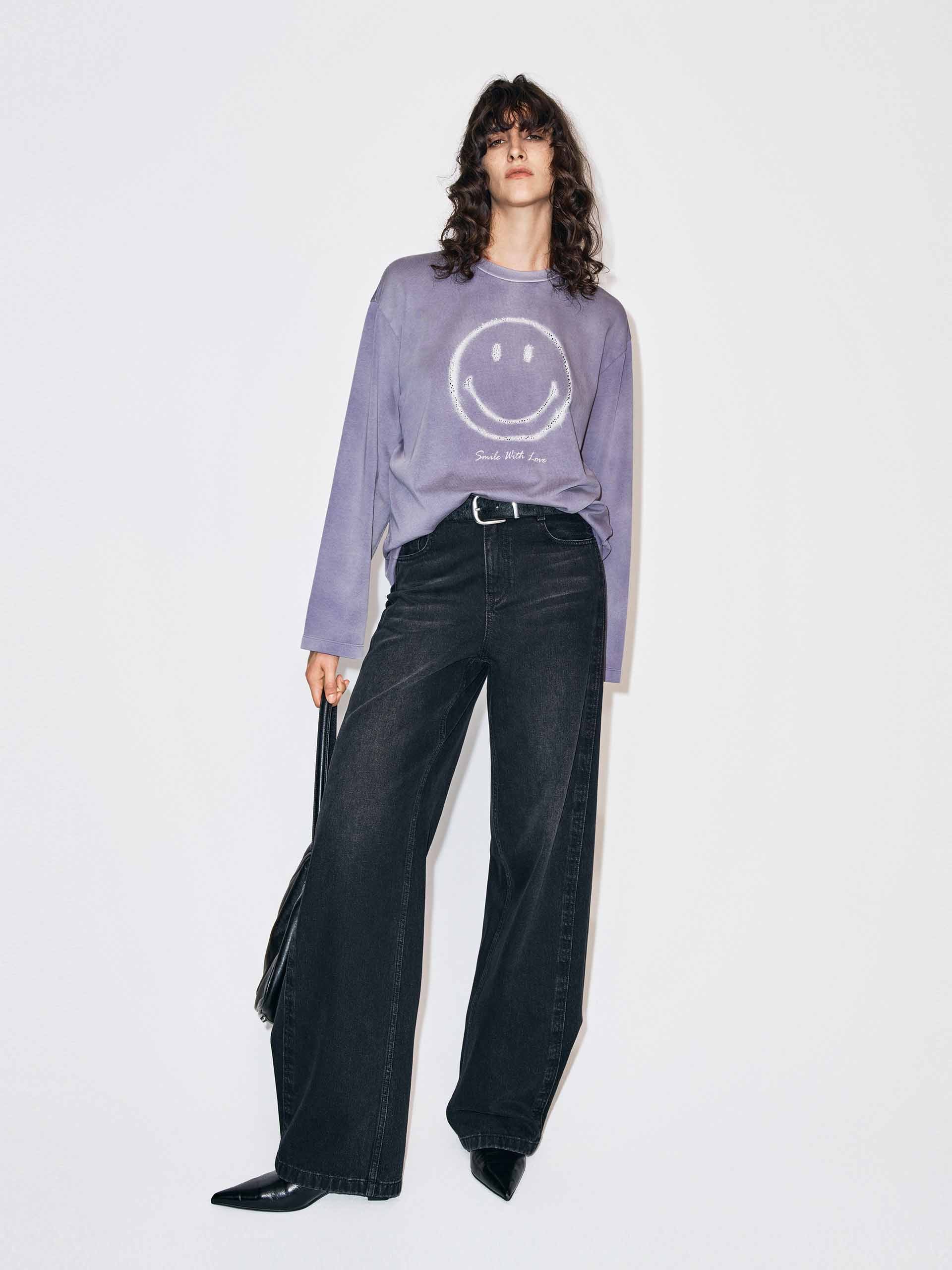 Seams Detail Cotton Jeans - Image 2