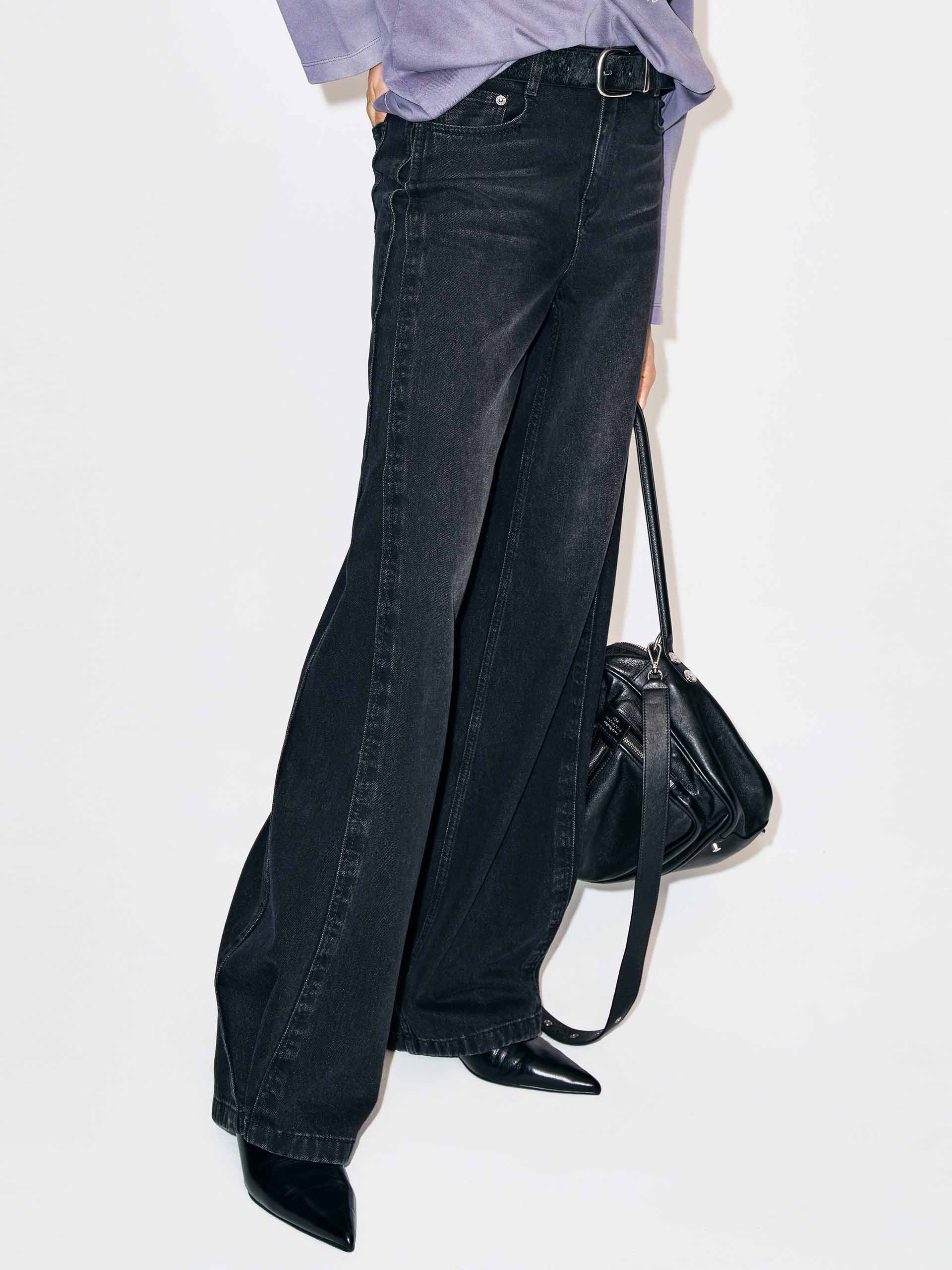Seams Detail Cotton Jeans - Image 3