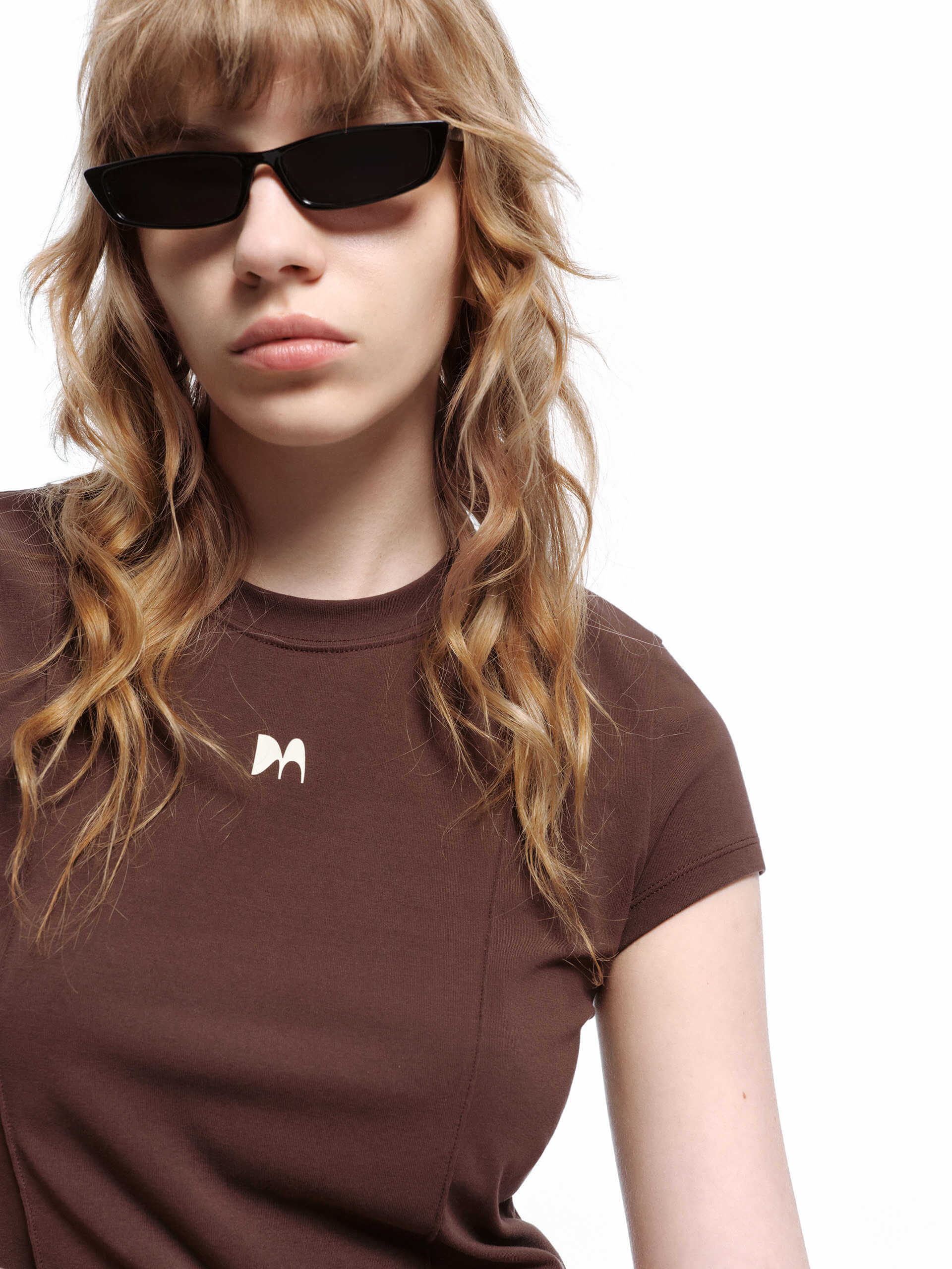 Seams Detail Cropped T-shirt - Image 2