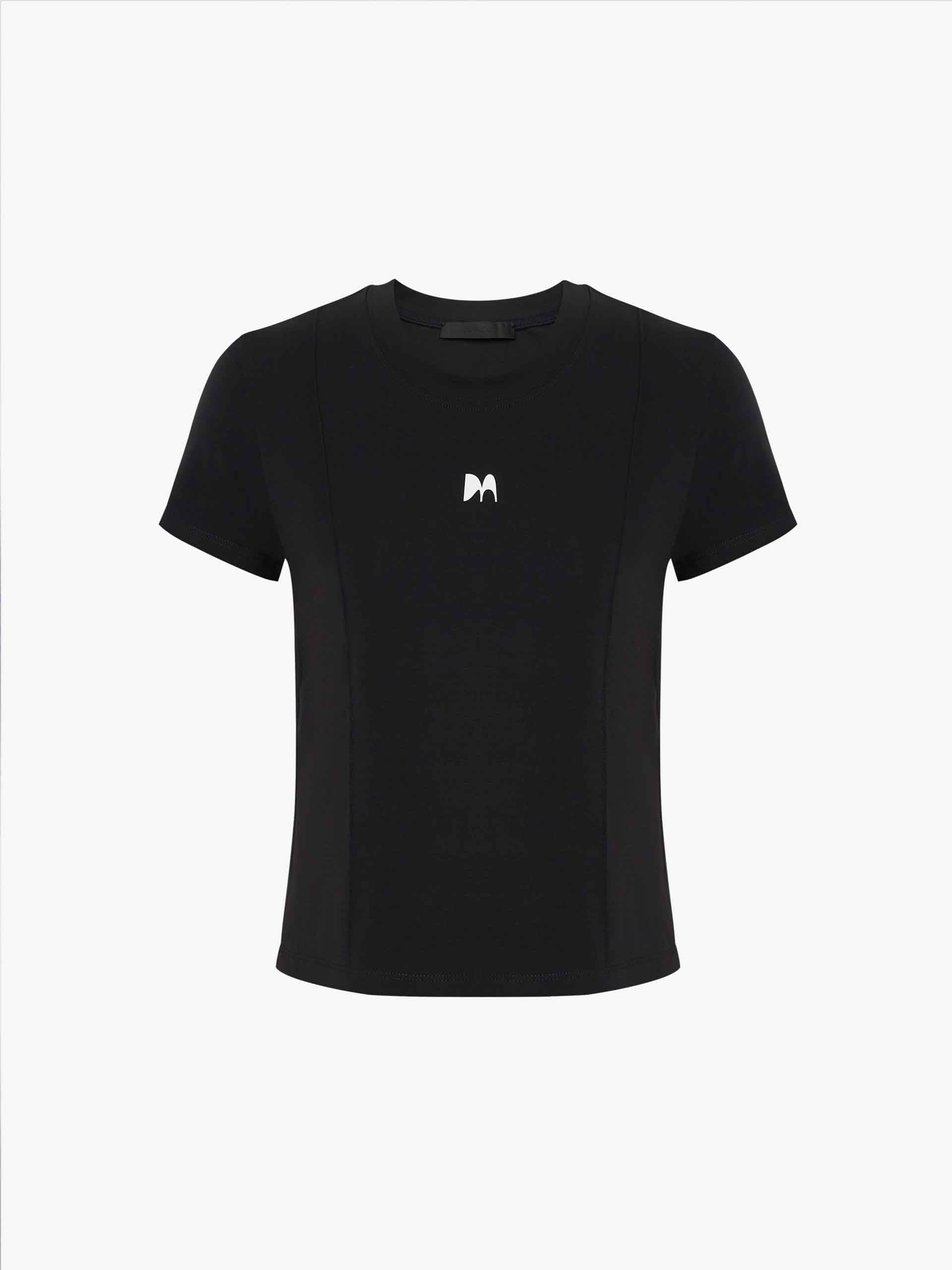 Seams Detail Cropped T-shirt - Image 20