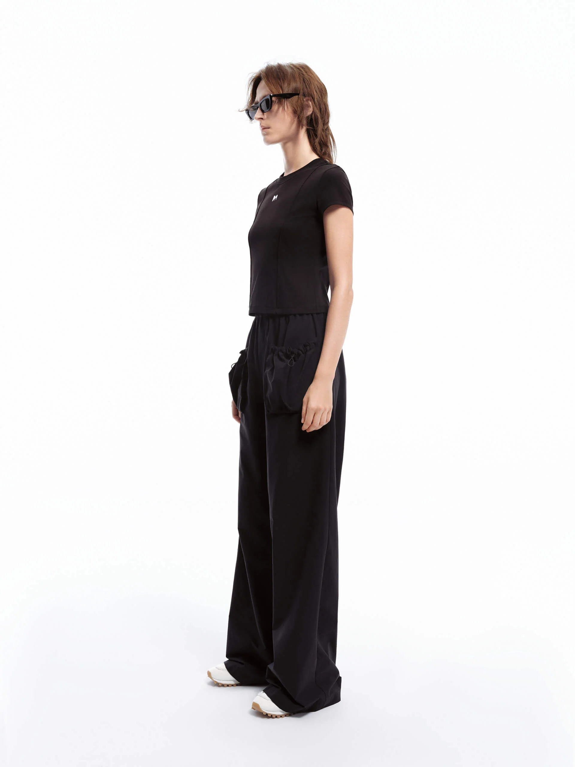 Seams Detail Cropped T-shirt - Image 24
