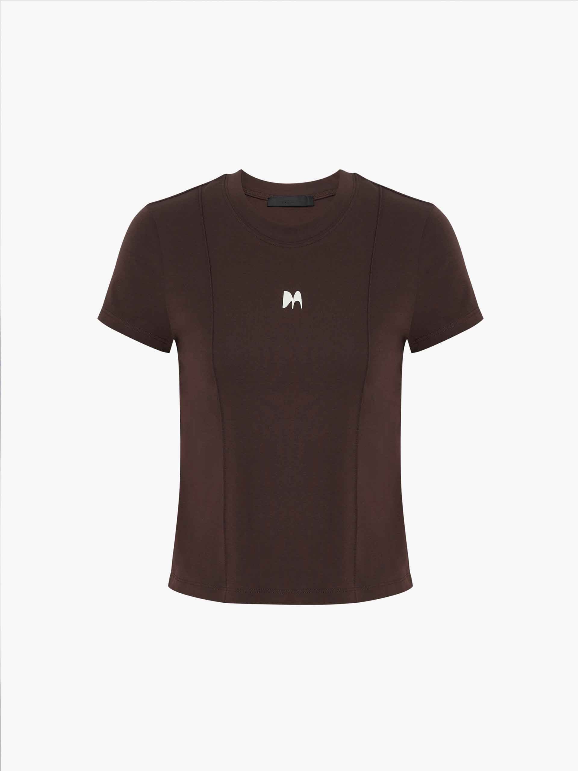 Seams Detail Cropped T-shirt - Image 5