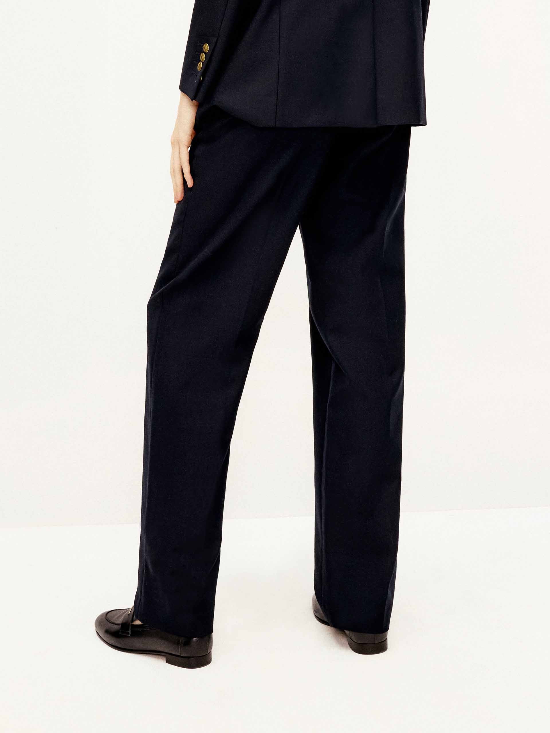 Seams Detail Wool Trousers - Image 6