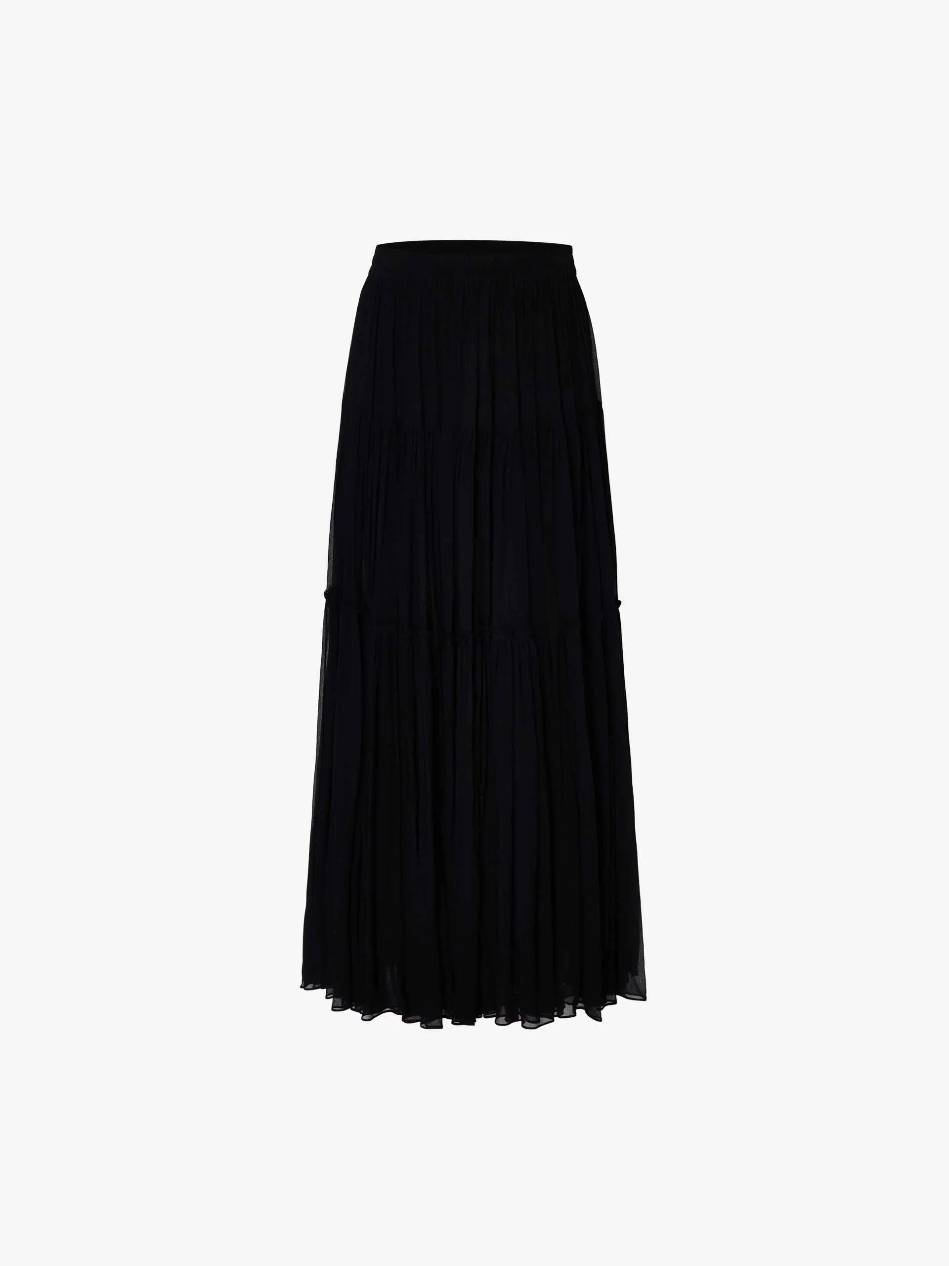 Semi-transparent Maxi Skirt - Image 5