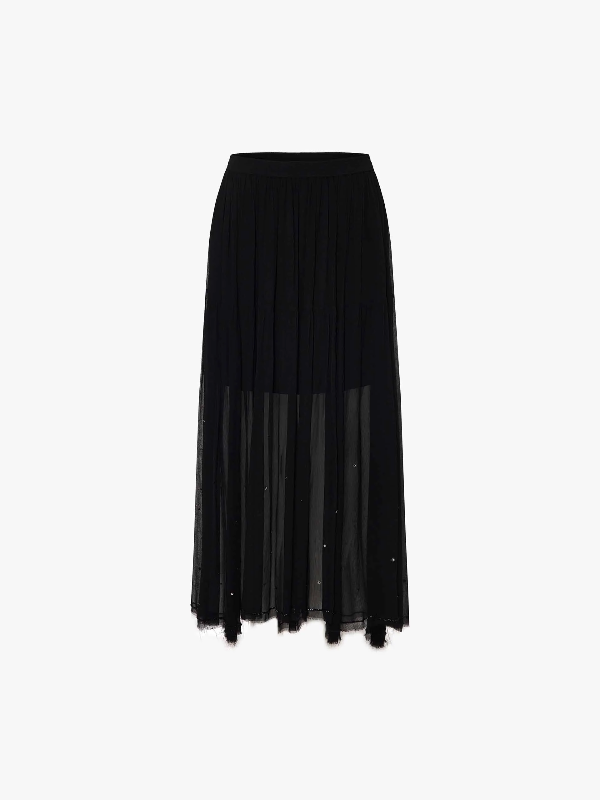 Semi-transparent Sequin Skirt - Image 5