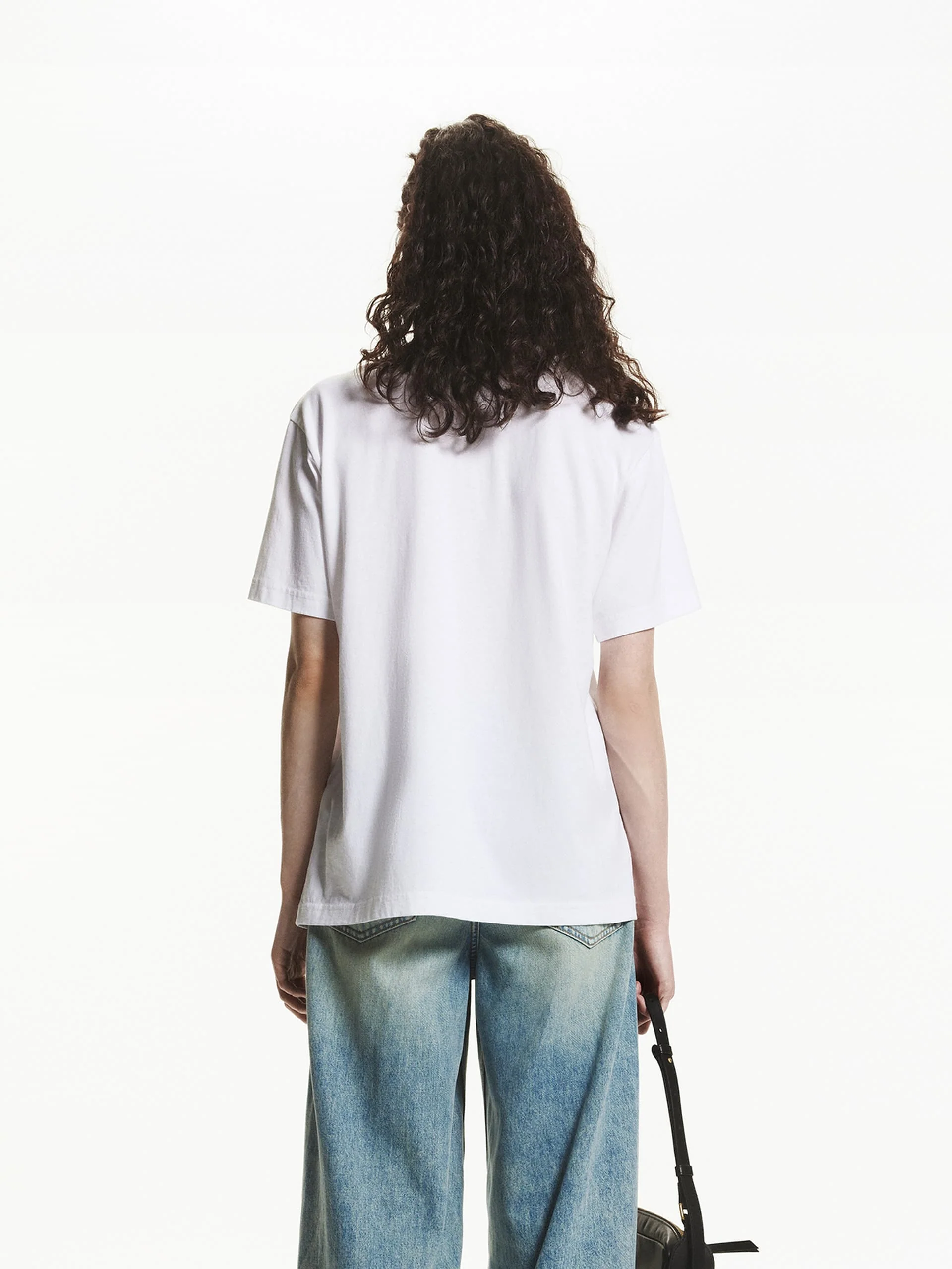 Sequin Detail Cotton T-shirt - Image 6