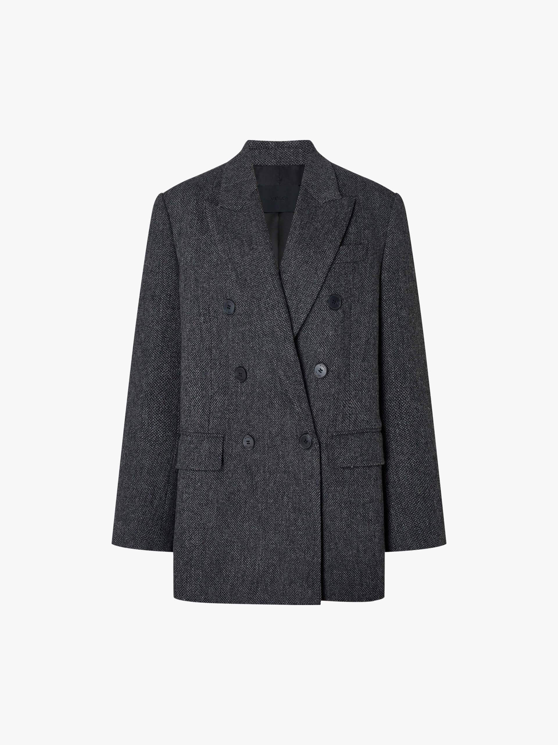 Sequin Detail Wool Blazer - Image 5