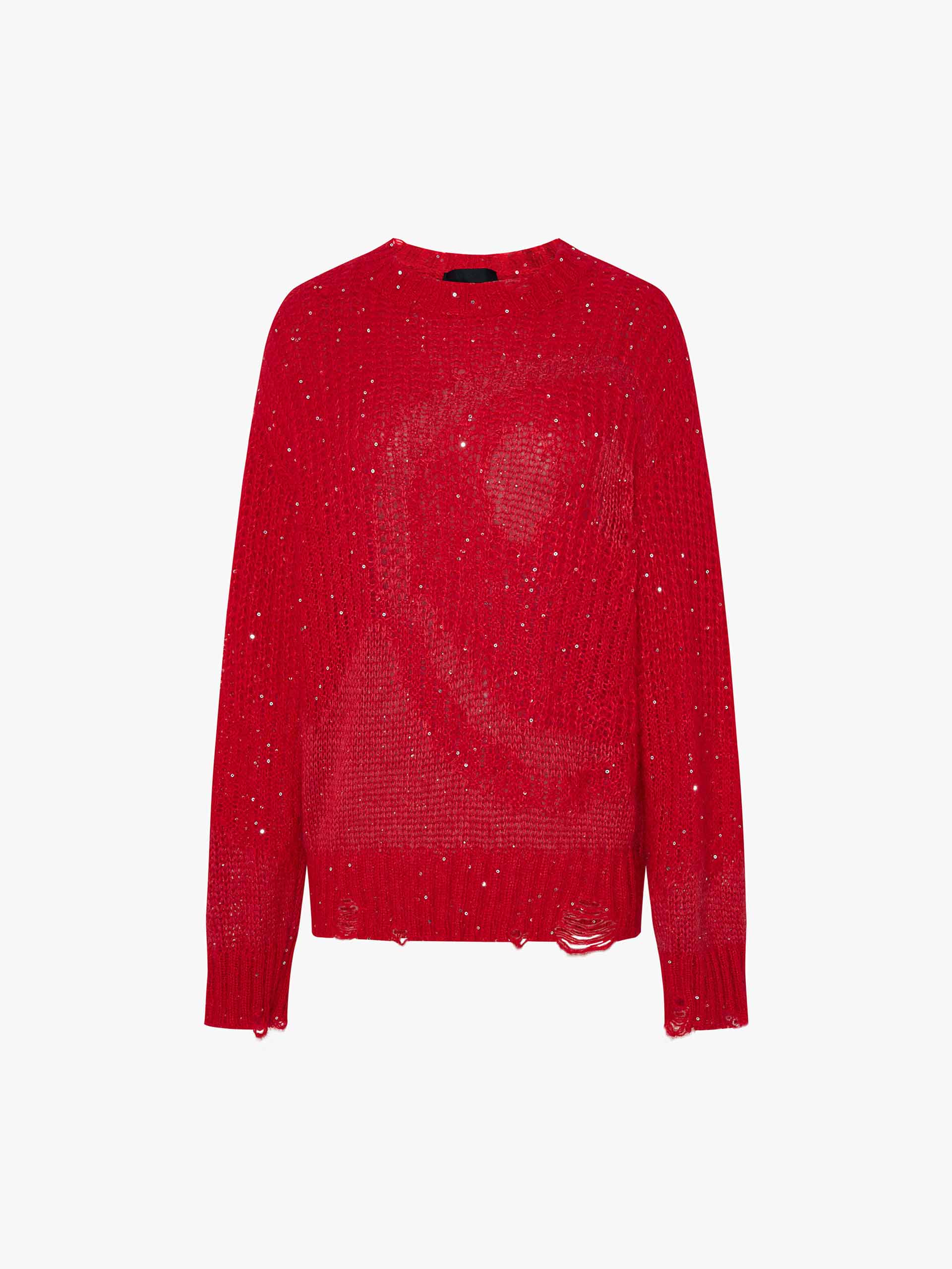 Sequin Open Knitted Sweater - Image 5