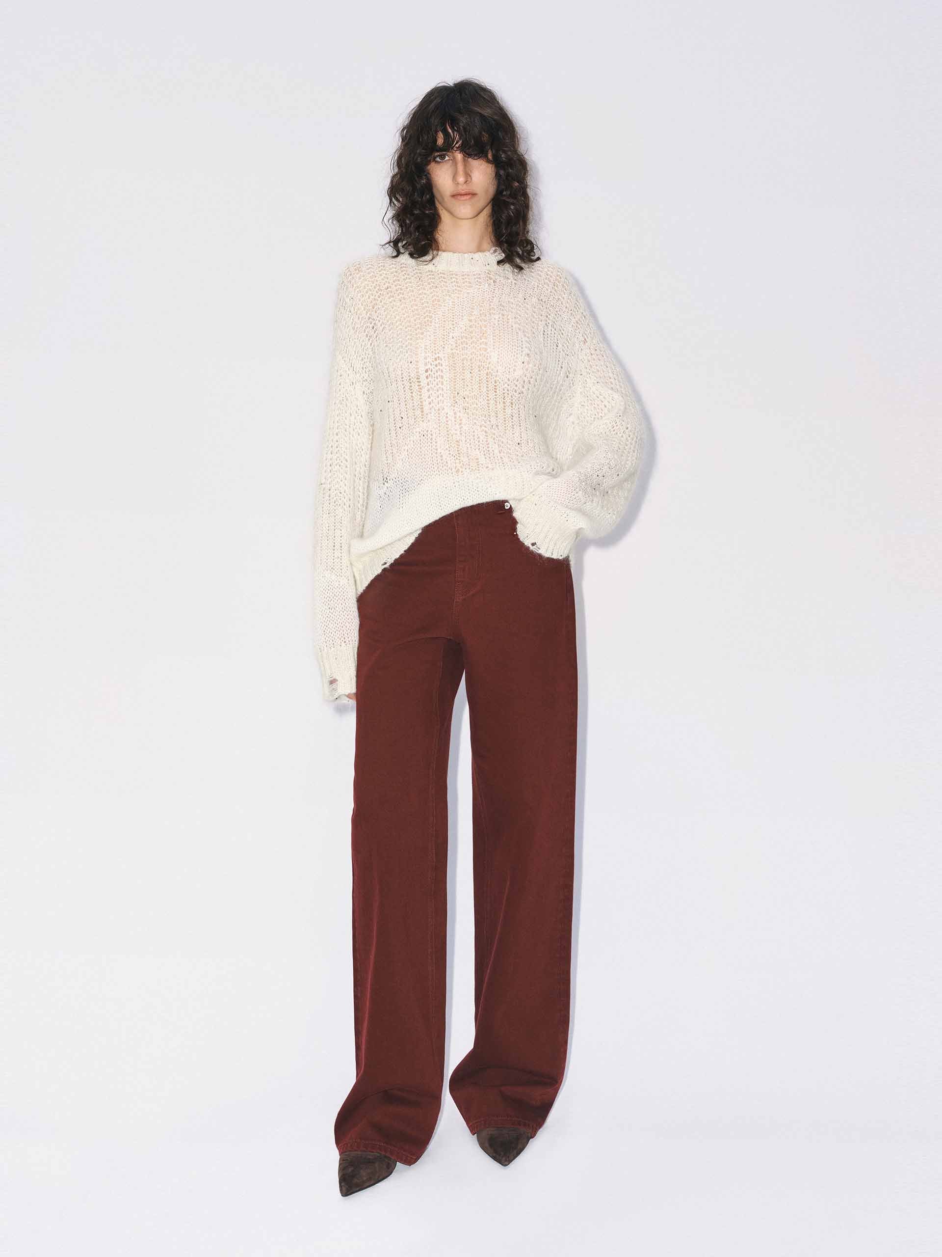 Sequin Open Knitted Sweater - Image 2