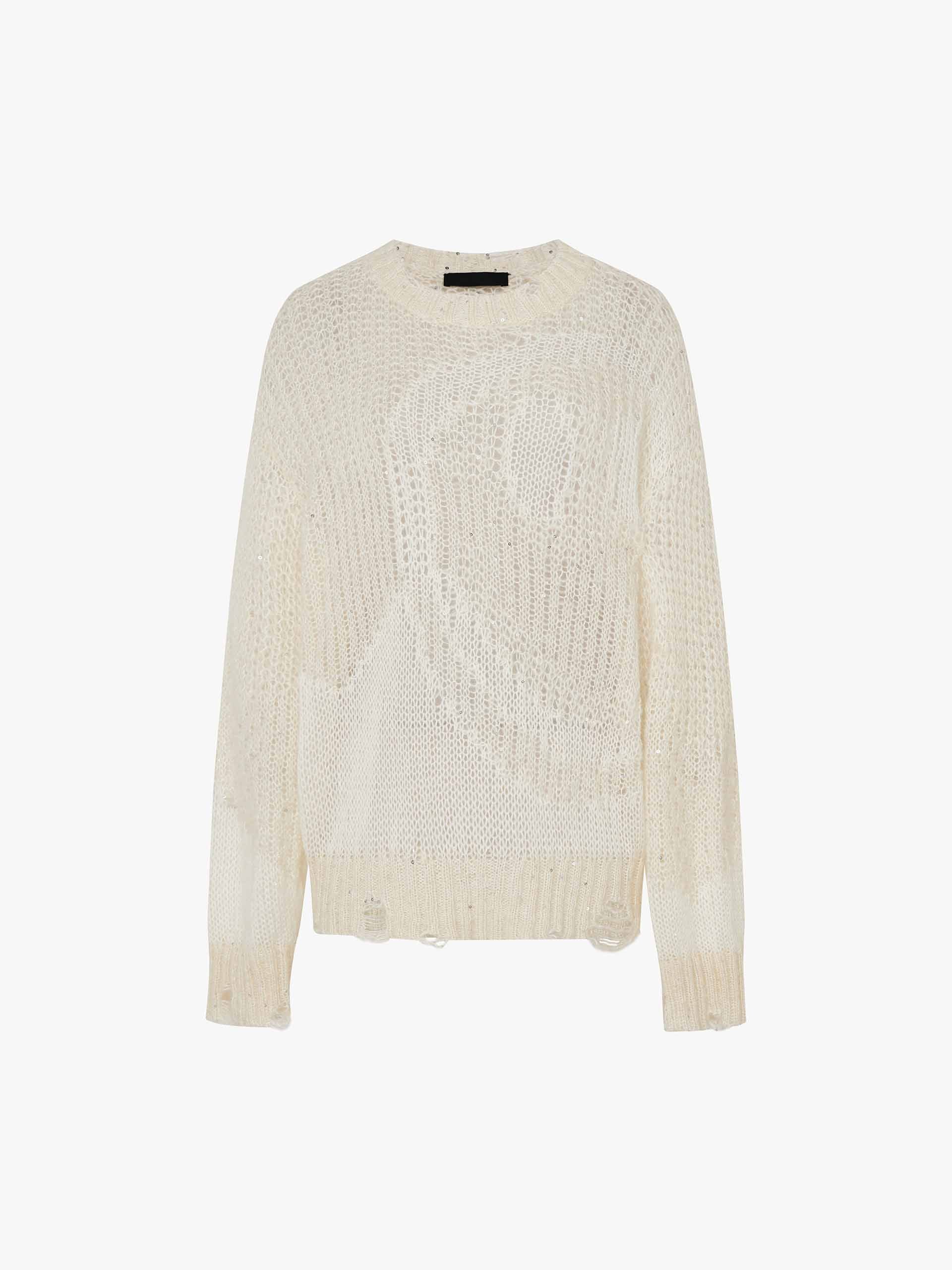 Sequin Open Knitted Sweater - Image 5
