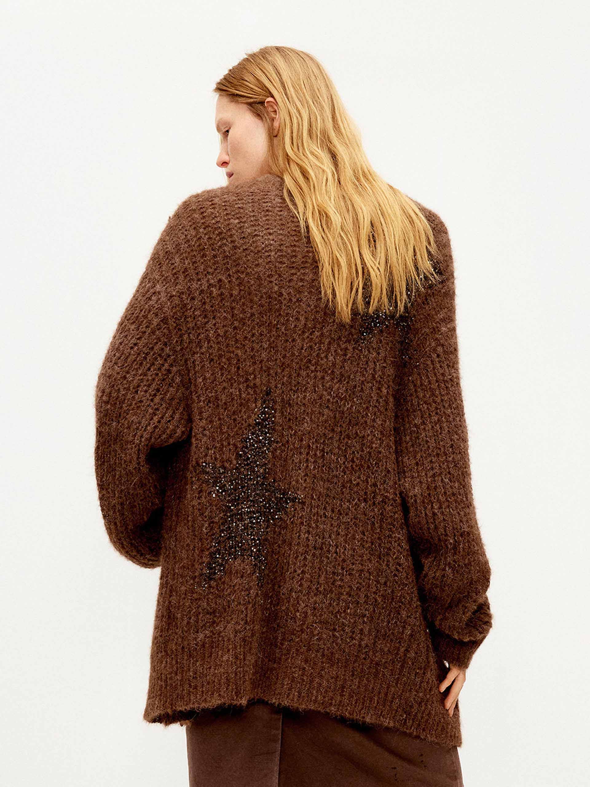 Sequin Star Knitted Cardigan - Image 6
