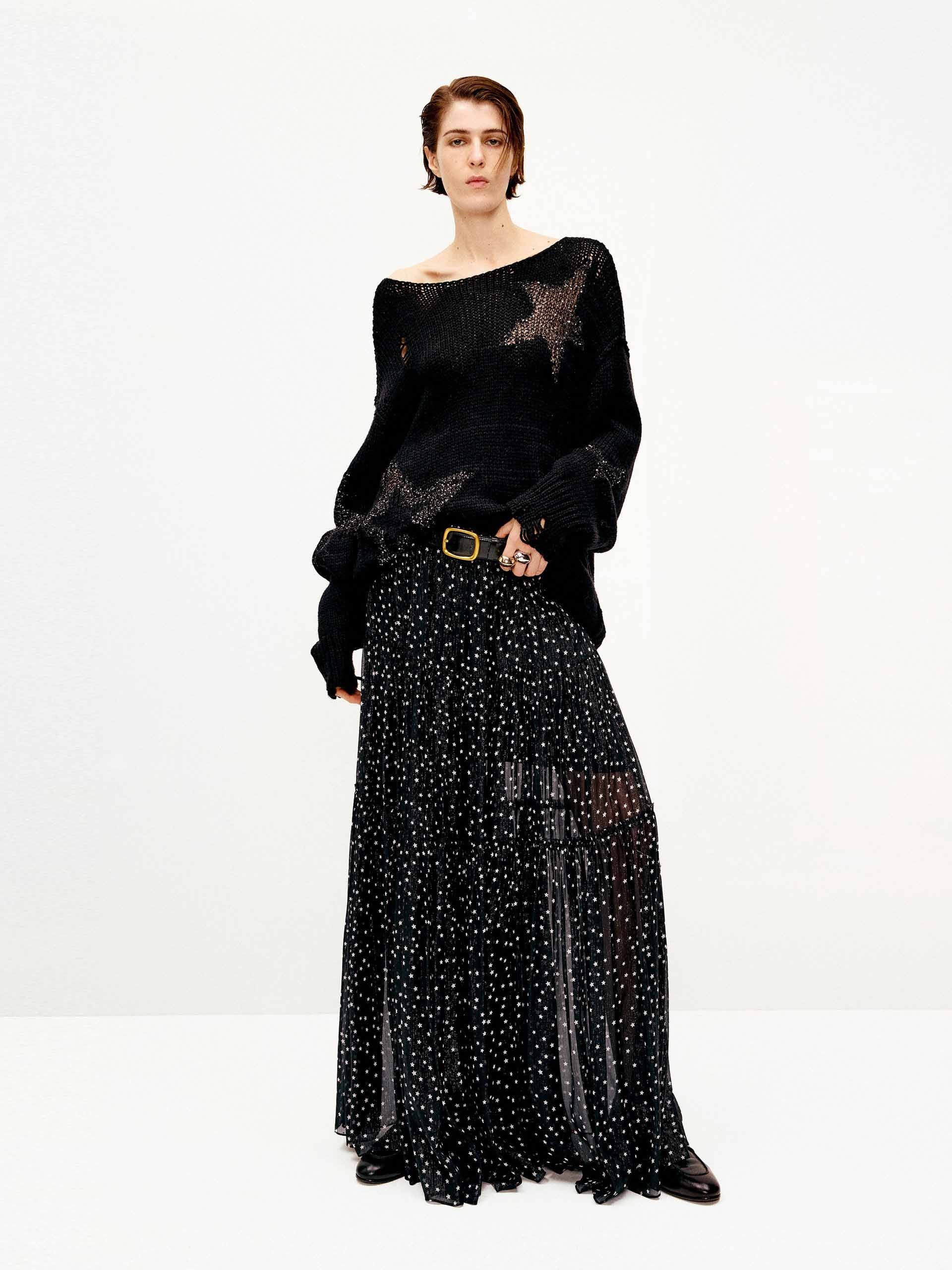 Sequin Star Knitted Sweater - Image 2