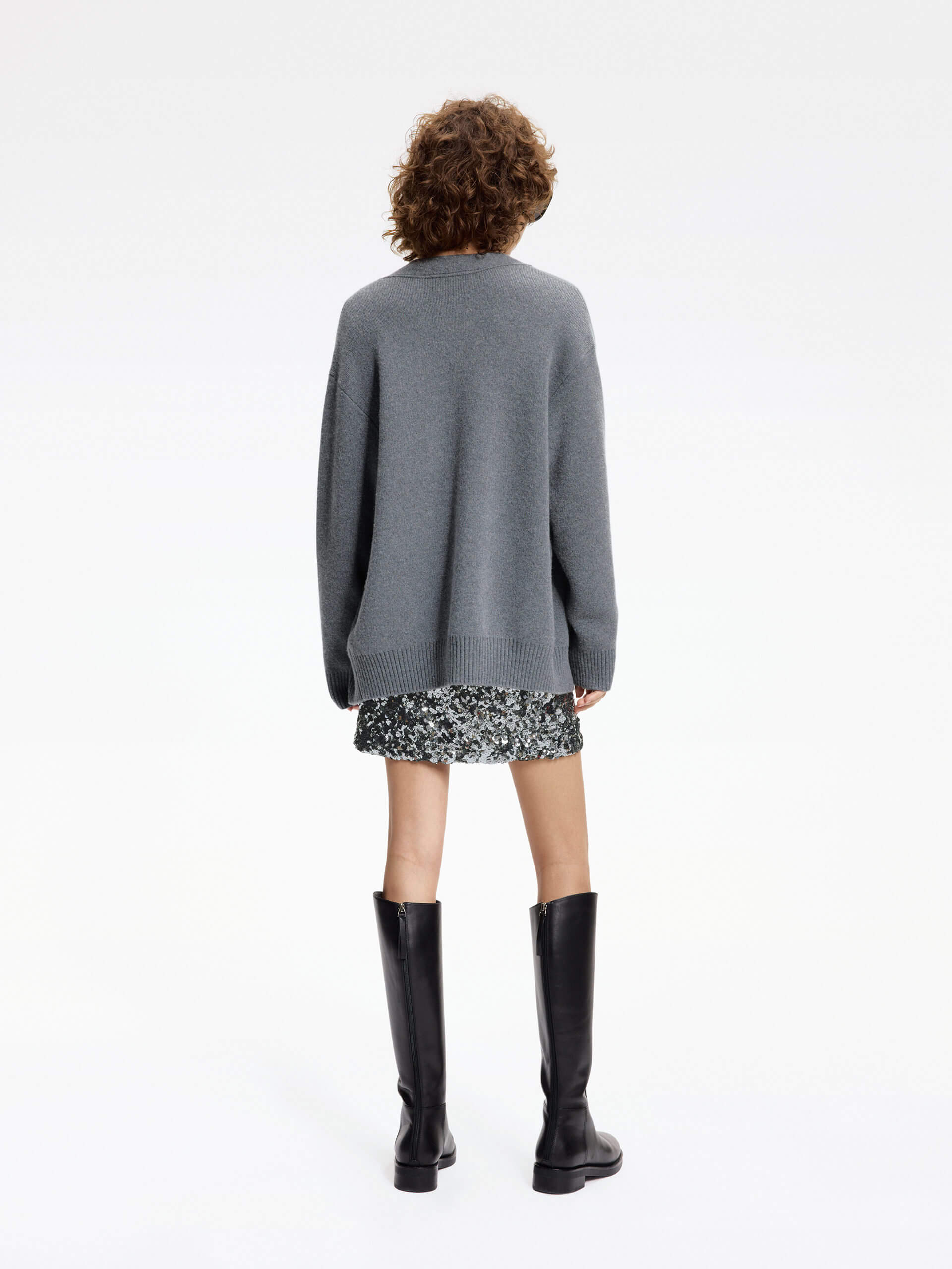 Sequined Mini Skirt - Image 12