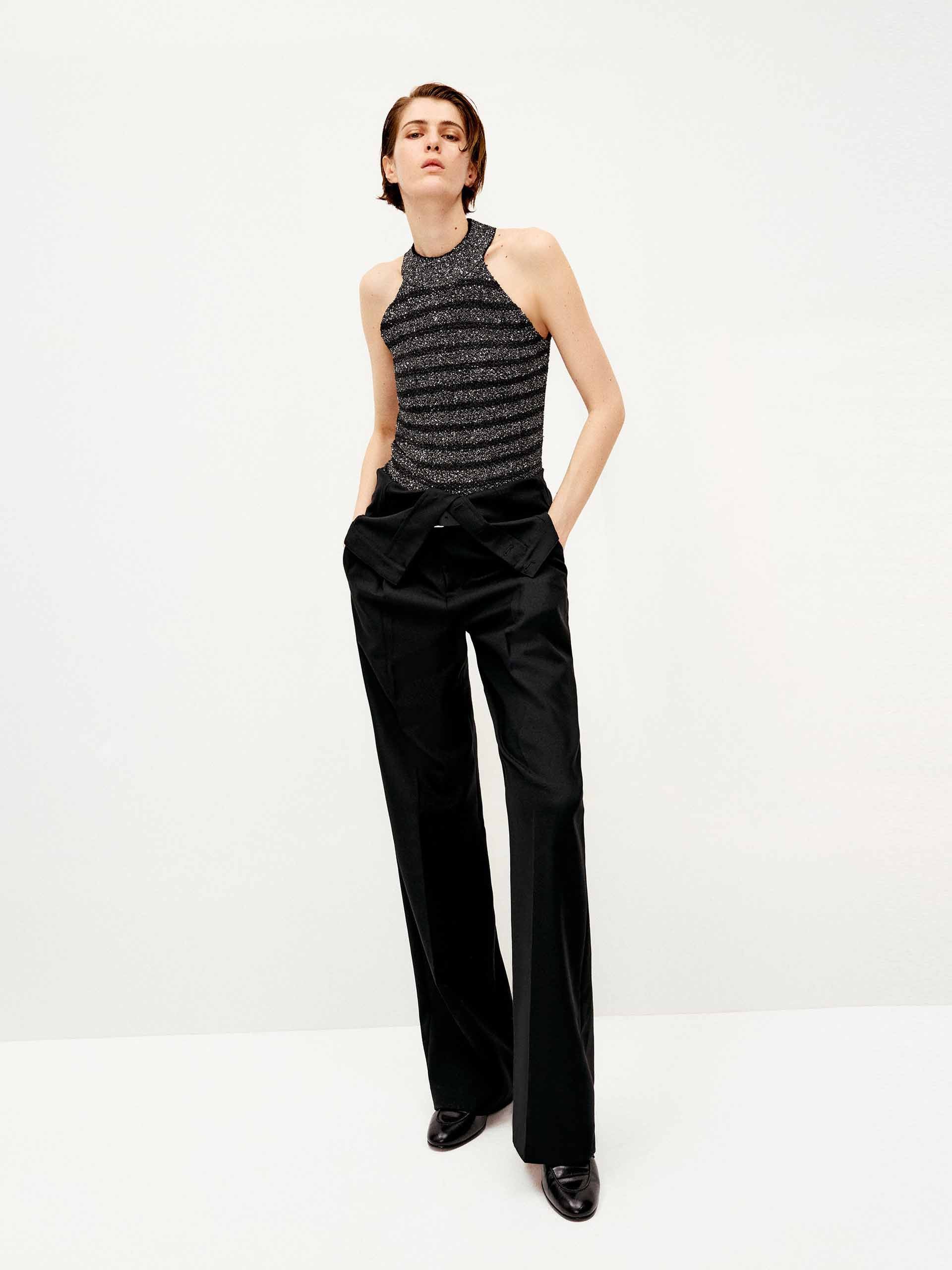 Sequins Halter Neck Top - Image 2