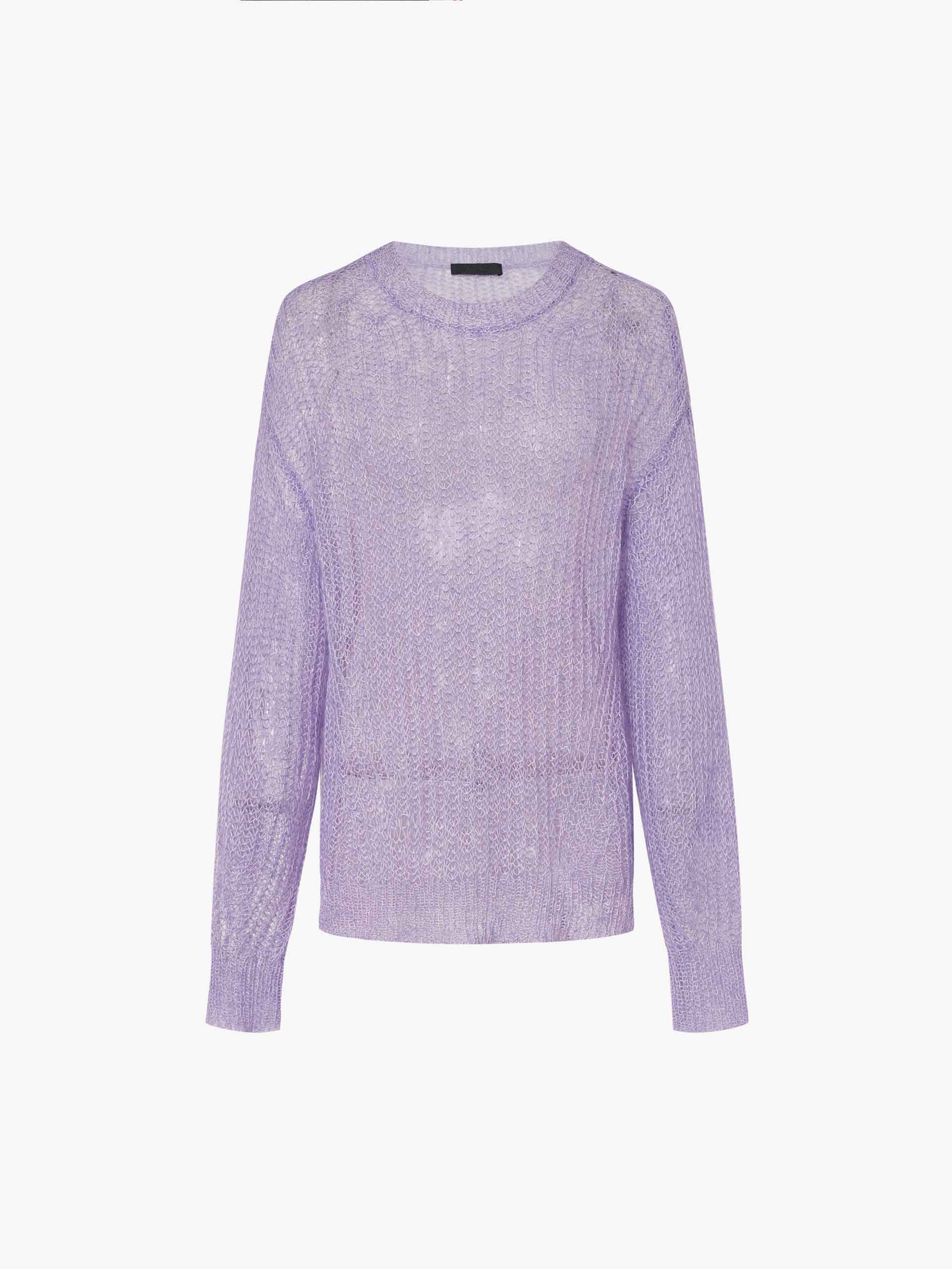 Sheer Crochet knit Sweater - Image 13