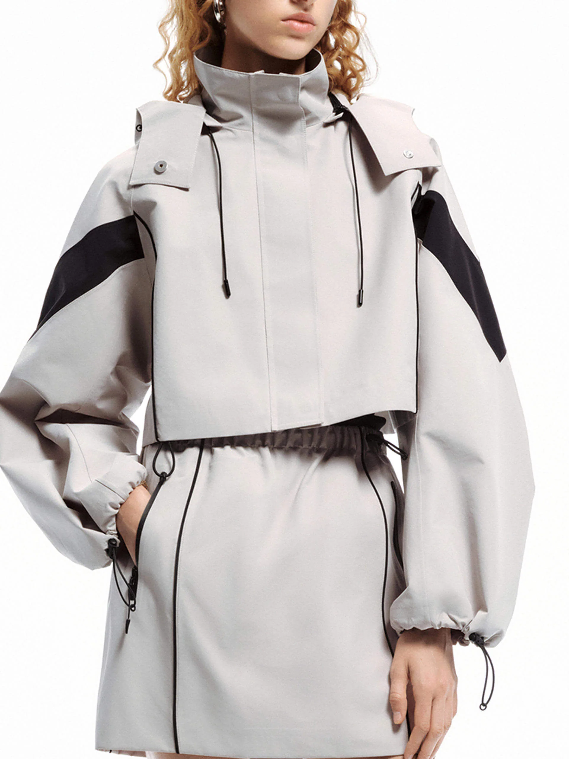 Short Cut Hood Jacket - Image 10