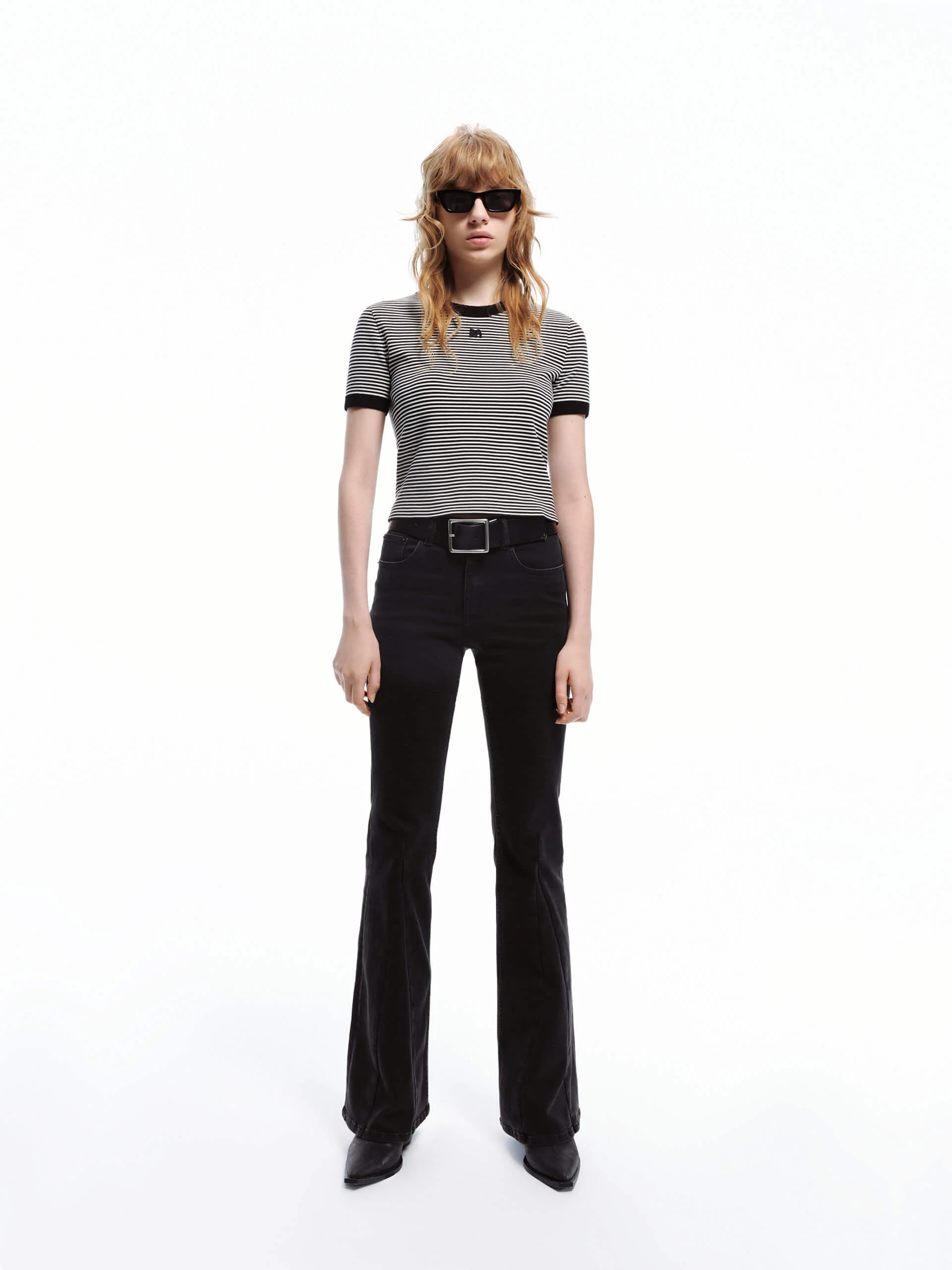 Short Sleeve Striped Top - Image 3