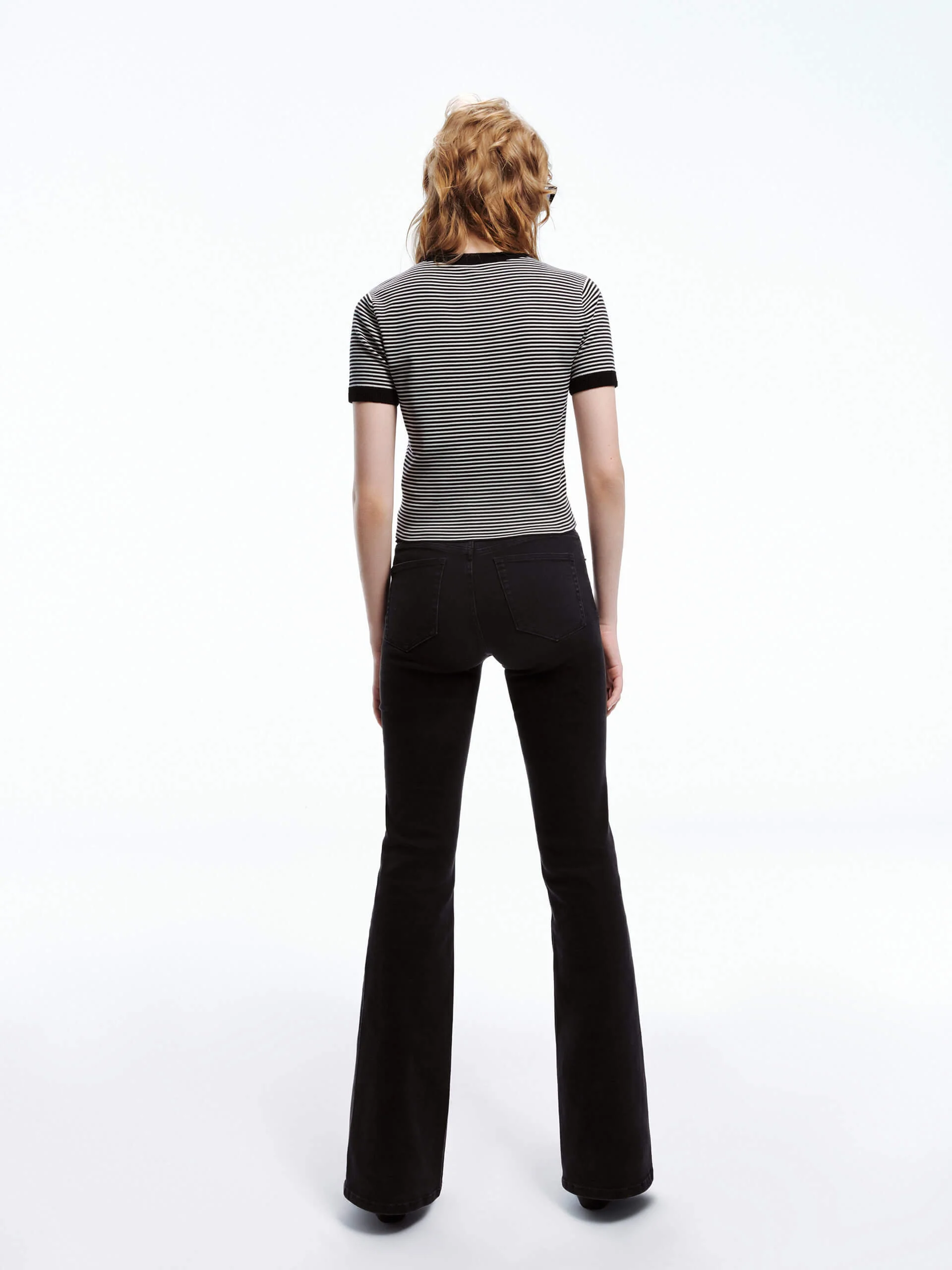 Short Sleeve Striped Top - Image 6