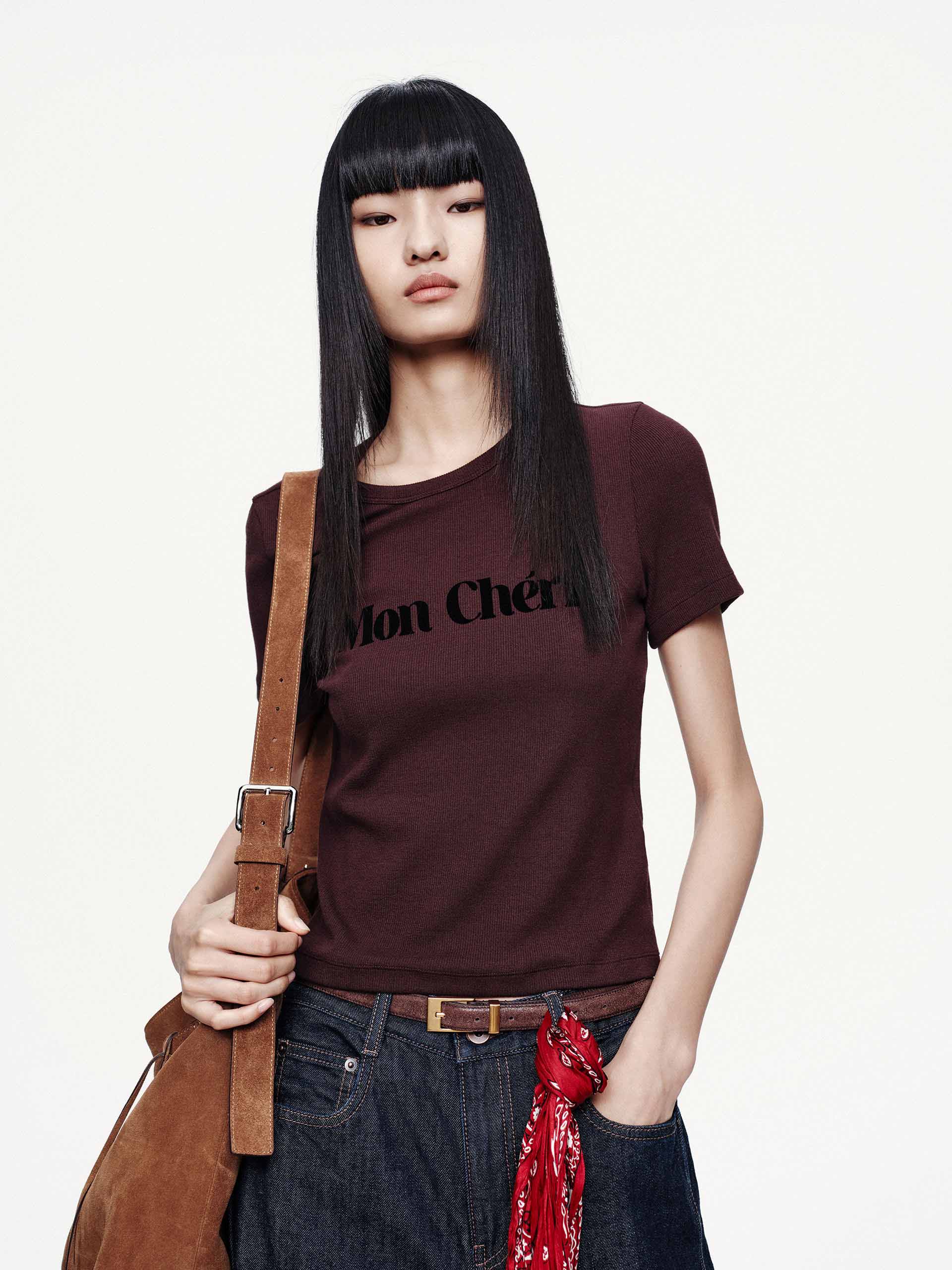 Short Sleeves Knitted T-shirt - Image 23