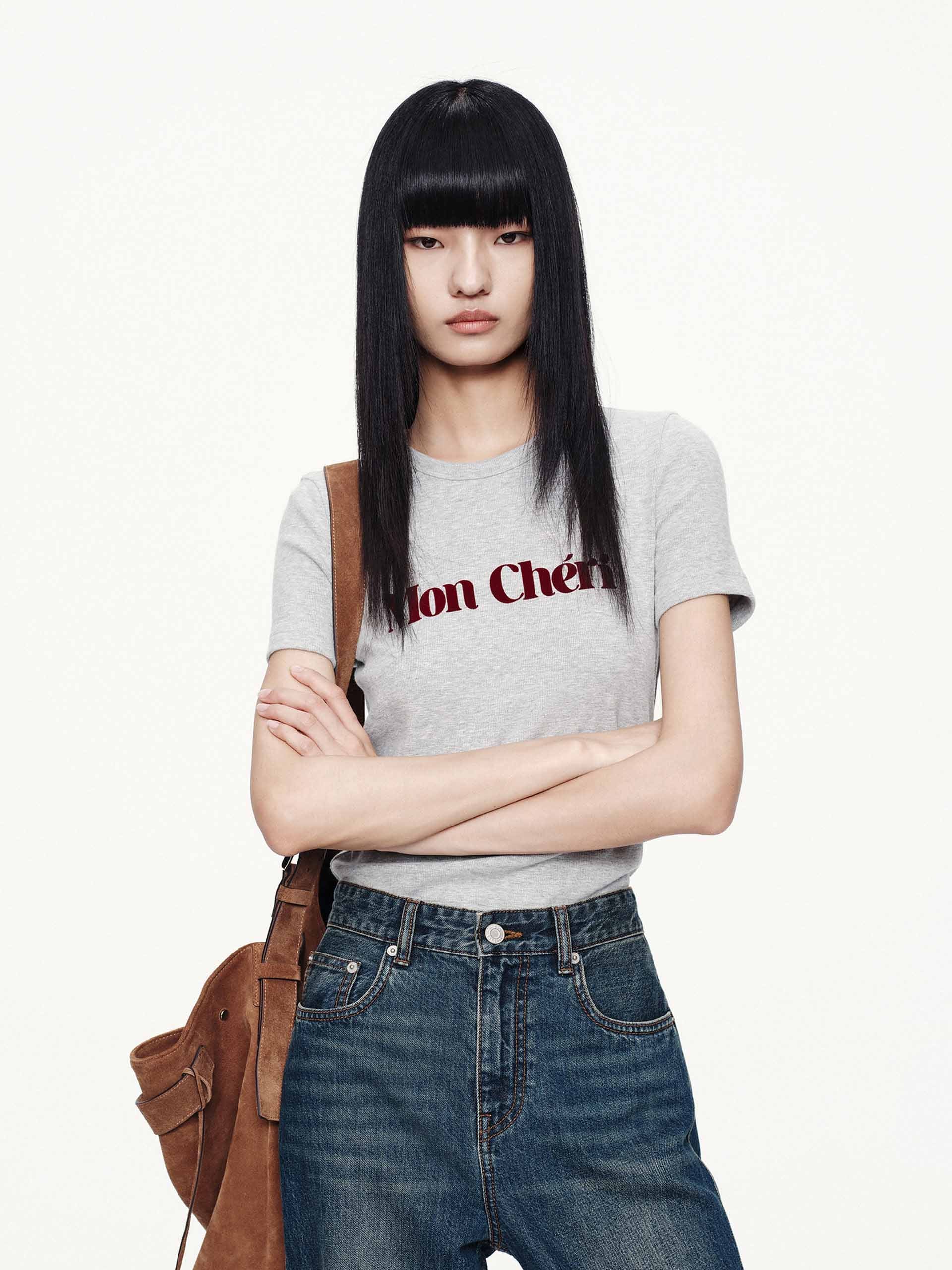 Short Sleeves Knitted T-shirt - Image 32