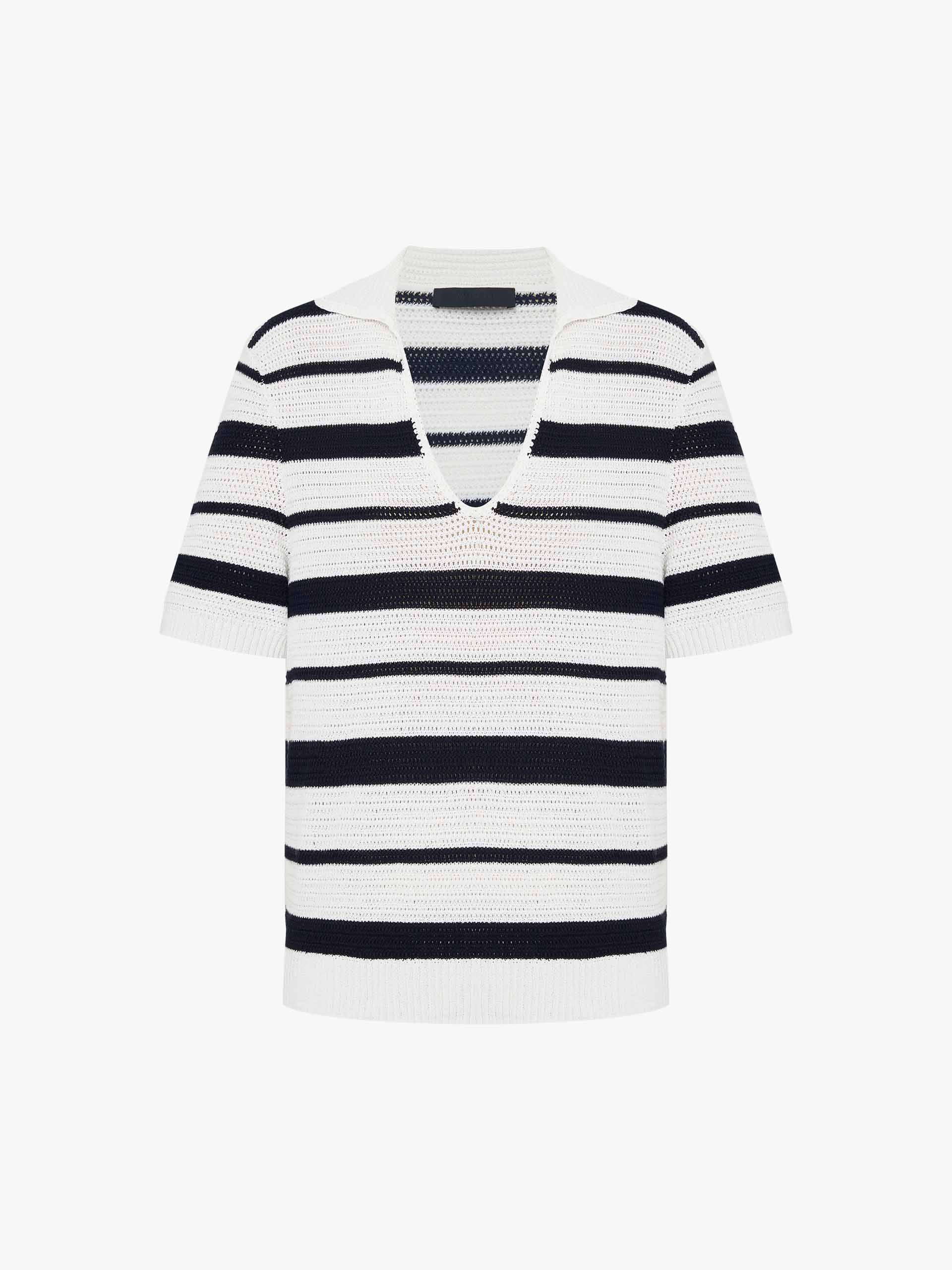 Short Sleeves V-neck Knit Top - Image 15