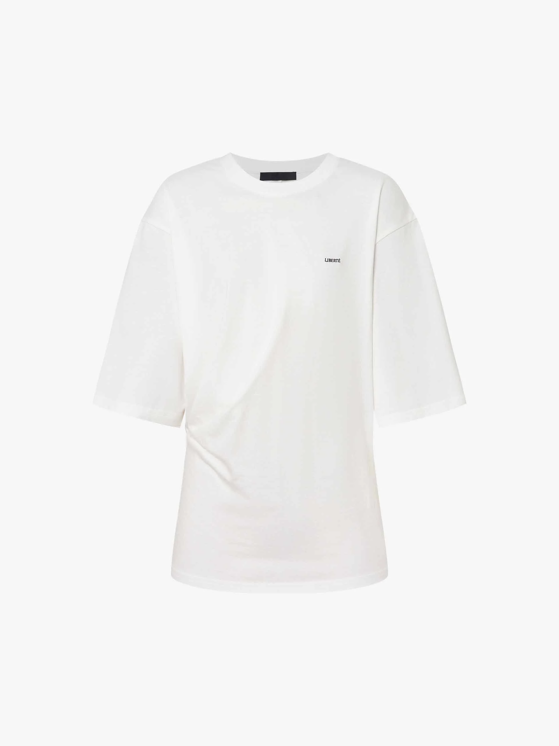 Side Pleated Logo T-shirt - Image 5