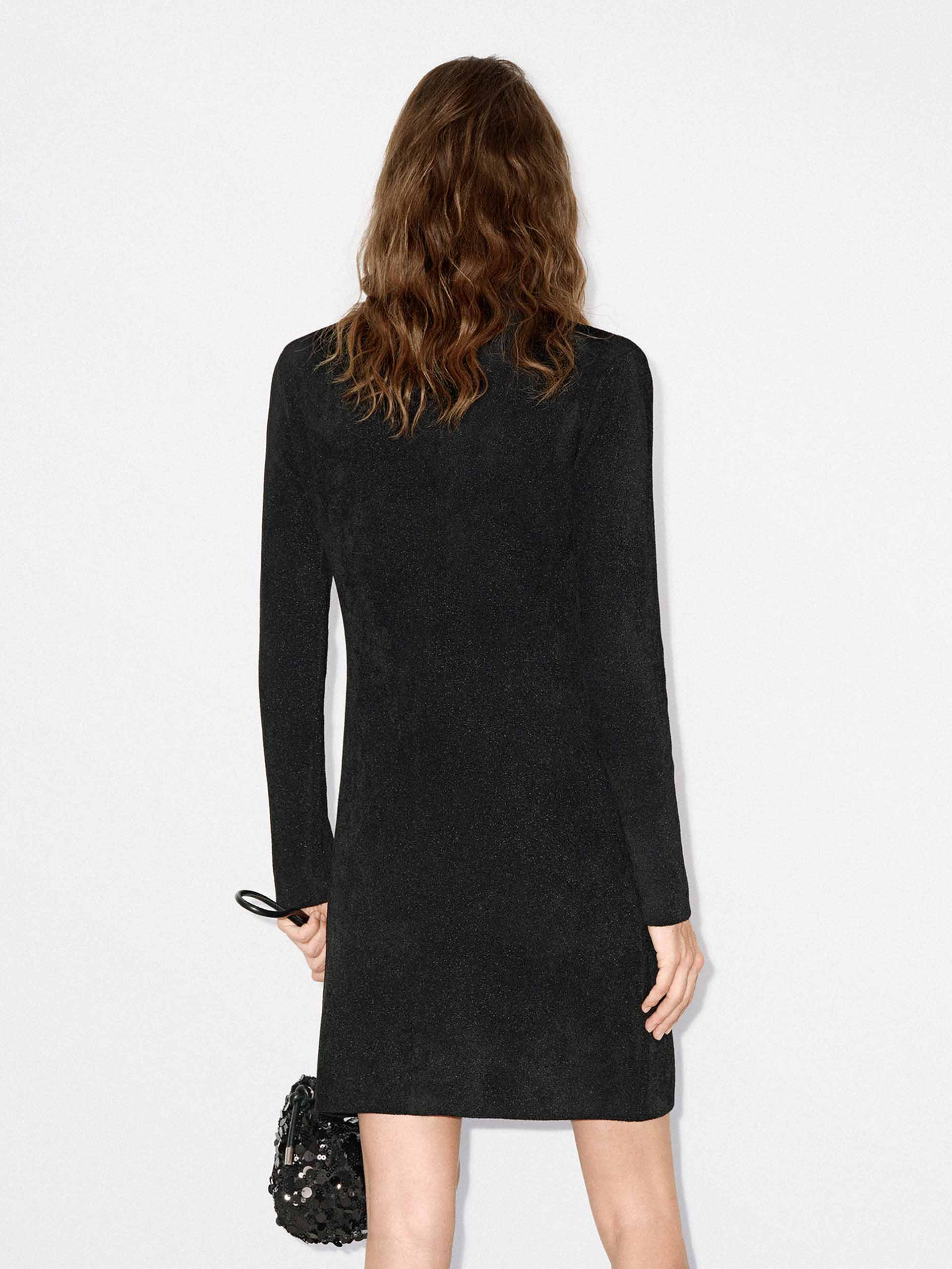 Side Pleated Mini Dress - Image 14