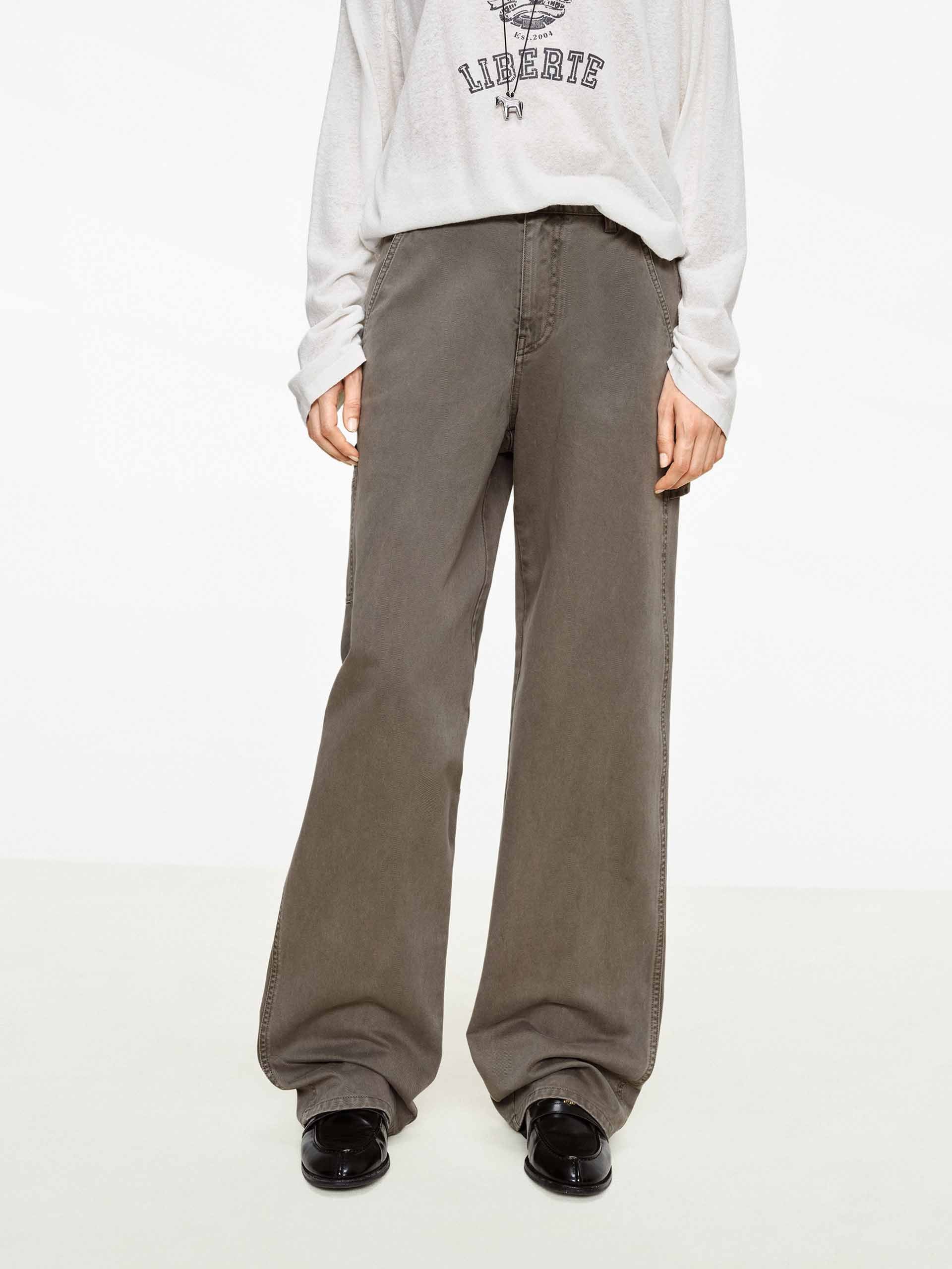 Side Pocket Cotton Trousers