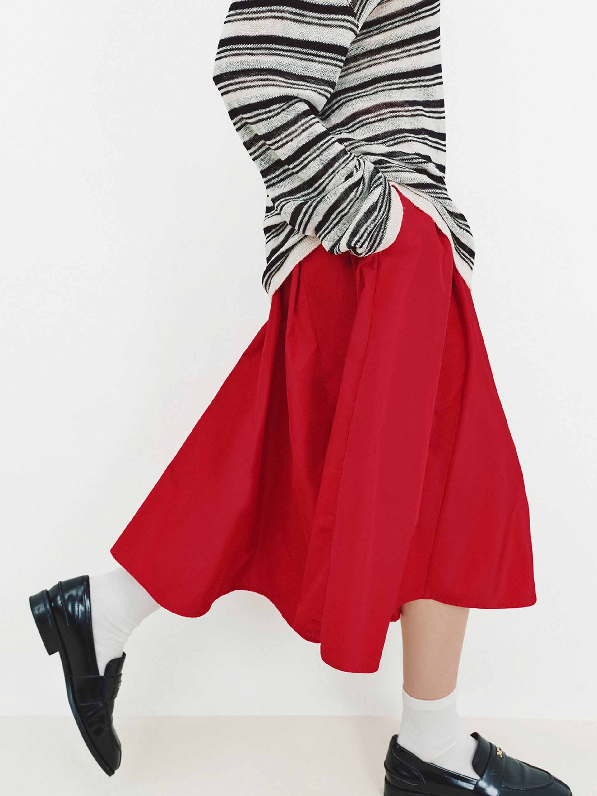 Side Pocket Pleated Skirt - Image 7